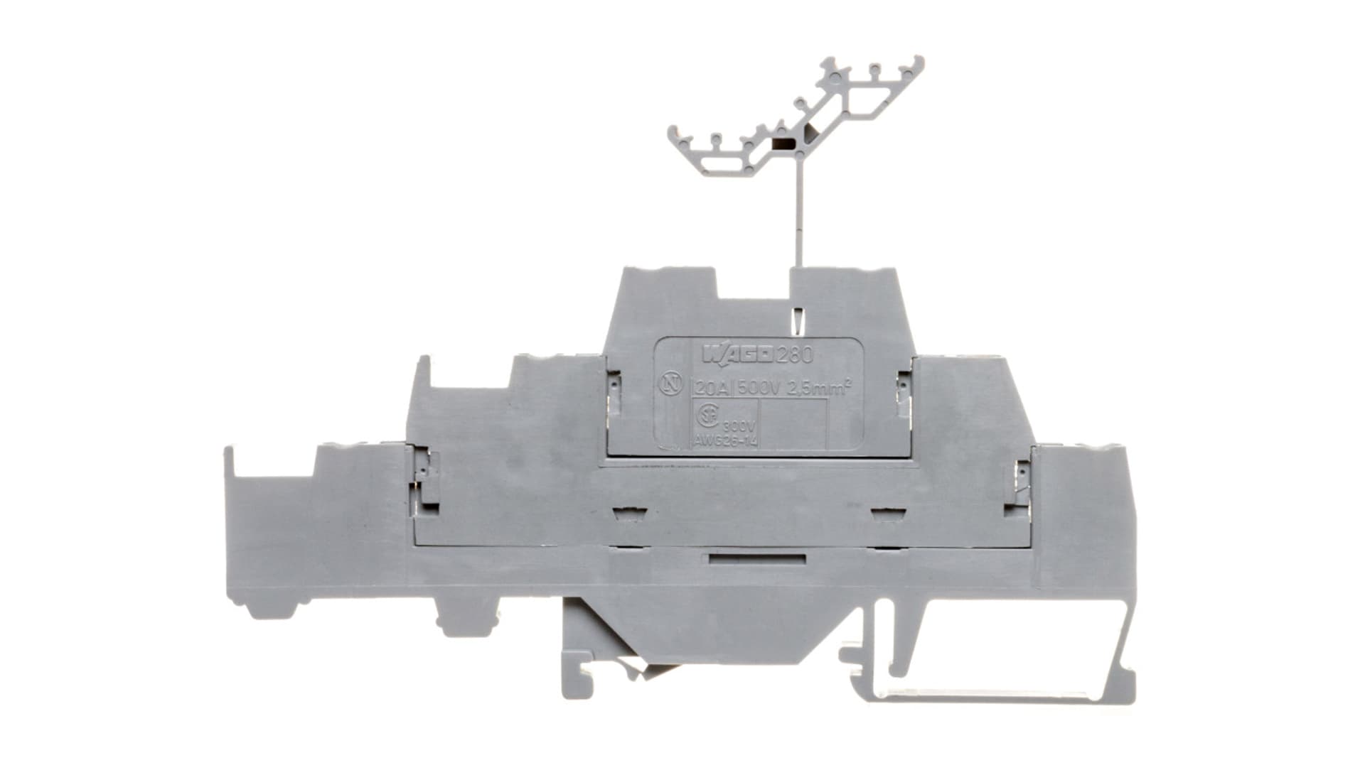

Złączka szynowa 3-pietrowa 2,5mm2 L / L / L szara 280-550