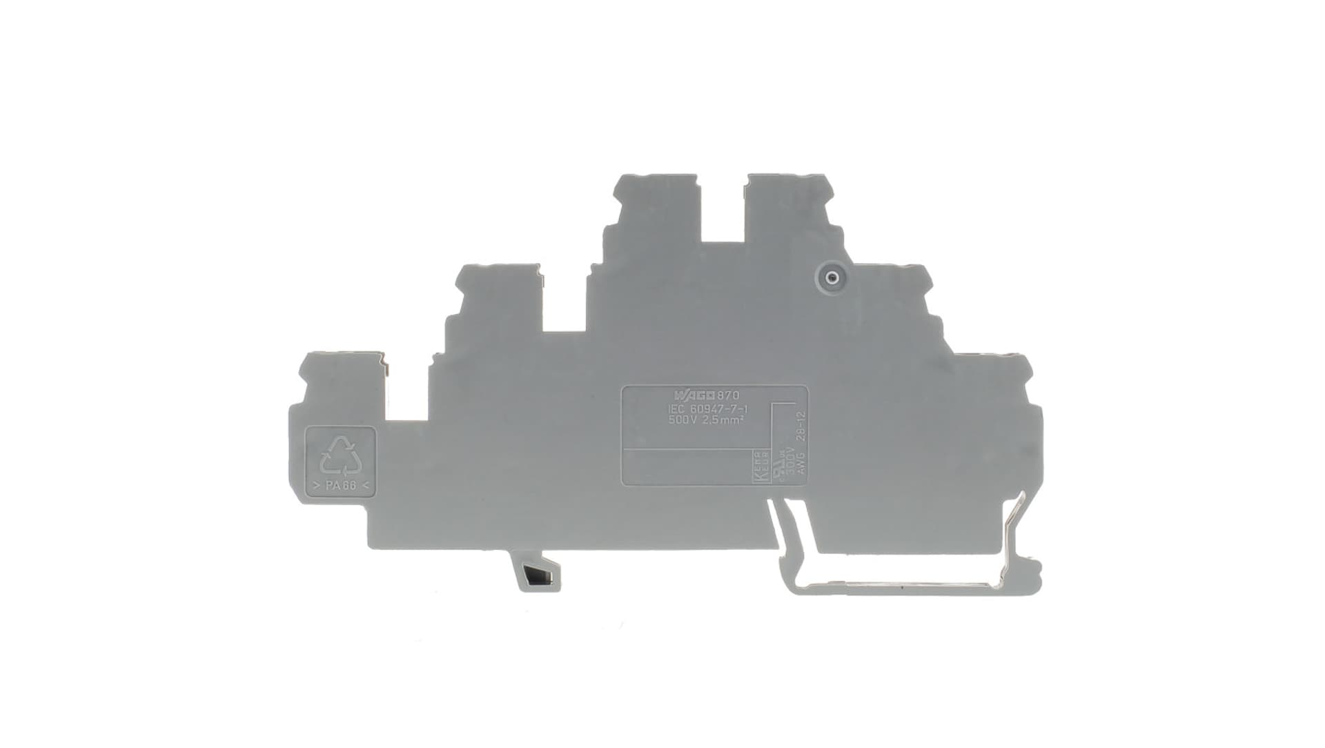 

Złączka szynowa 3-pietrowa L / L / L 2,5mm2 szara 870-551