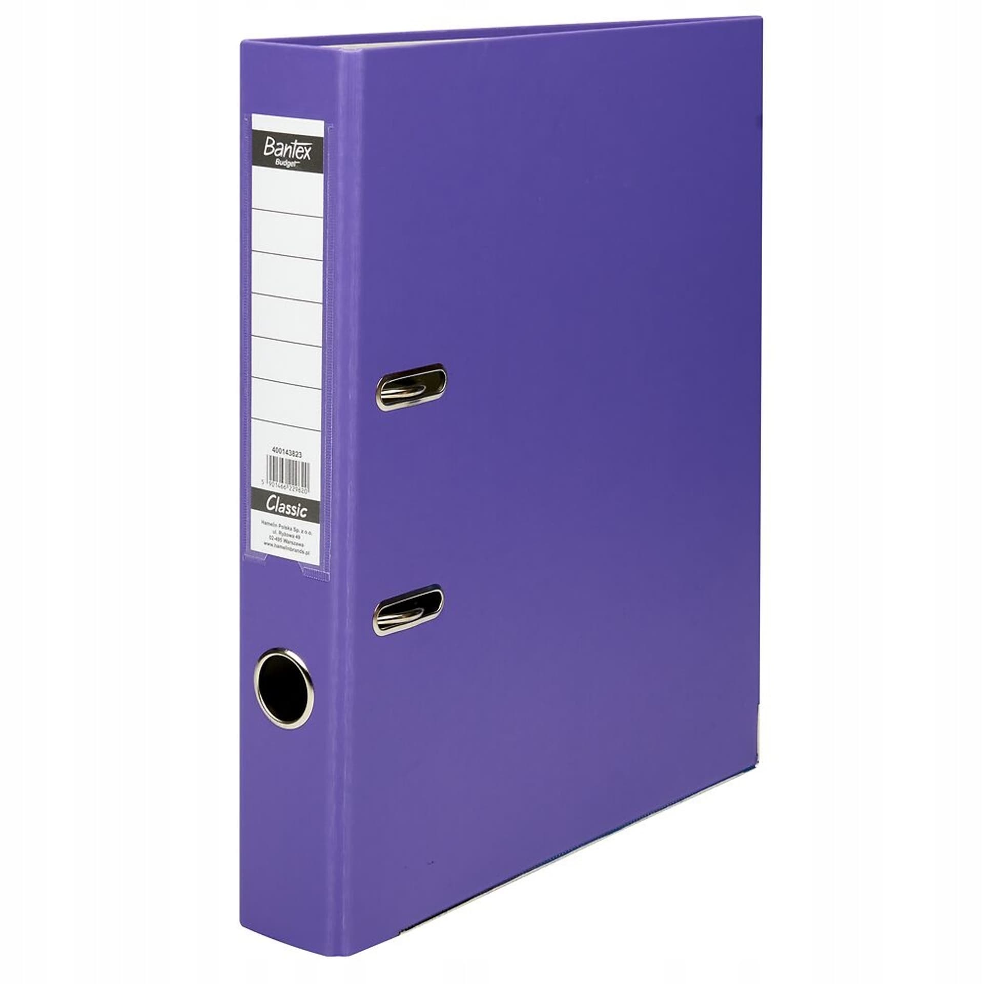 

Segregator CLASSIC A4/5cm fioletowy 400143823 BANTEX BUDGET