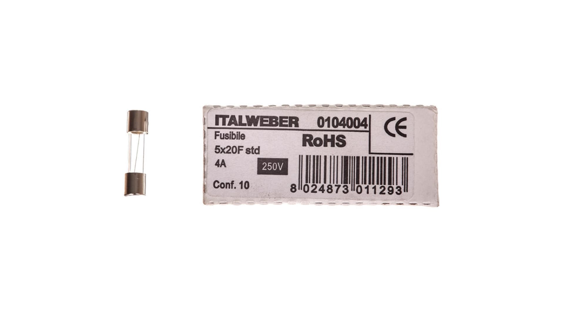 

Wkładka aparatowa 5x20mm 4A F /szybka/ 250V 006710023 /10szt./