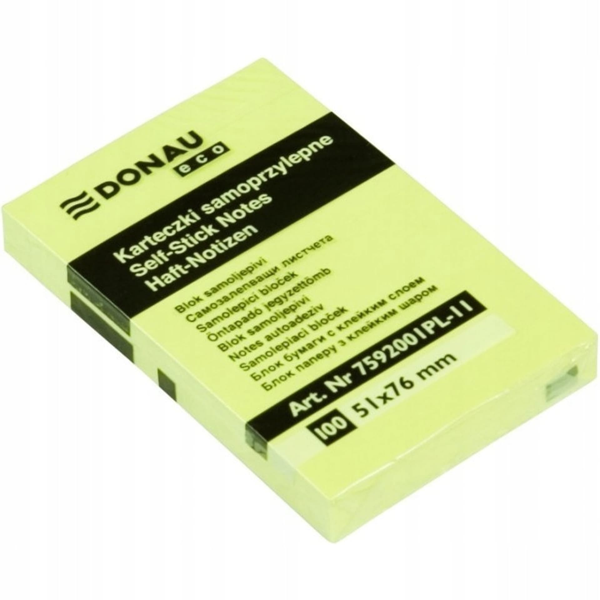 

Bloczek samoprzylepny DONAU ECO 51x76mm (7592001PL-11)