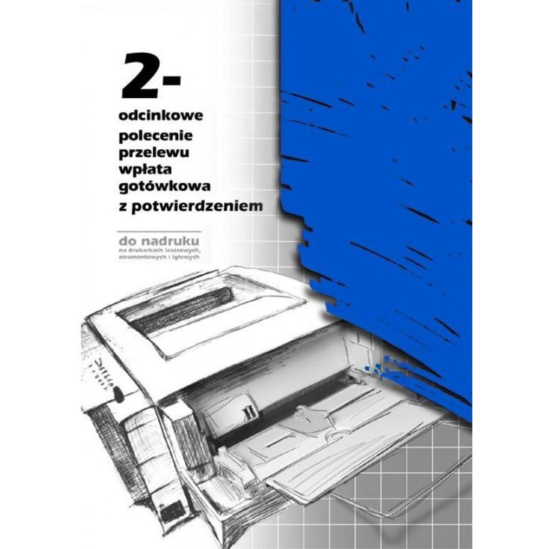 

F-111-2 2-odcinkowe polecenie przelewu MICHALCZYK&PROKOP A4 100 kartek