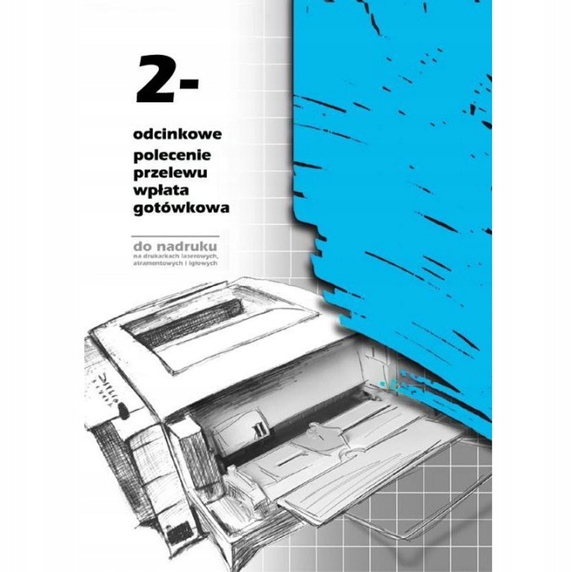 

F-110-2 2-odcinkowe polecenie przelewu MICHALCZYK&PROKOP A4 100 kartek