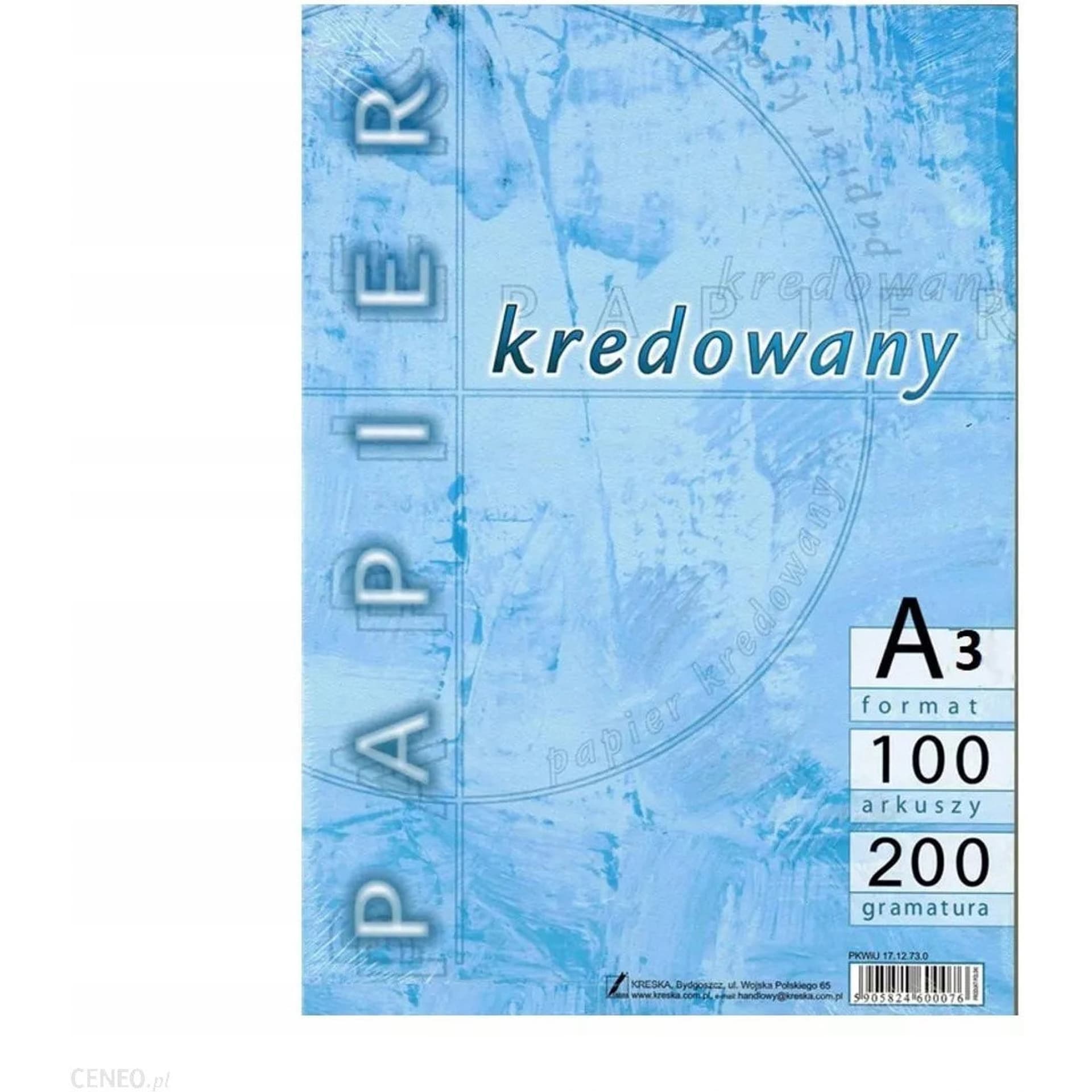 

Papier A3 200g kredowany (100) KRESKA, 100) kresk