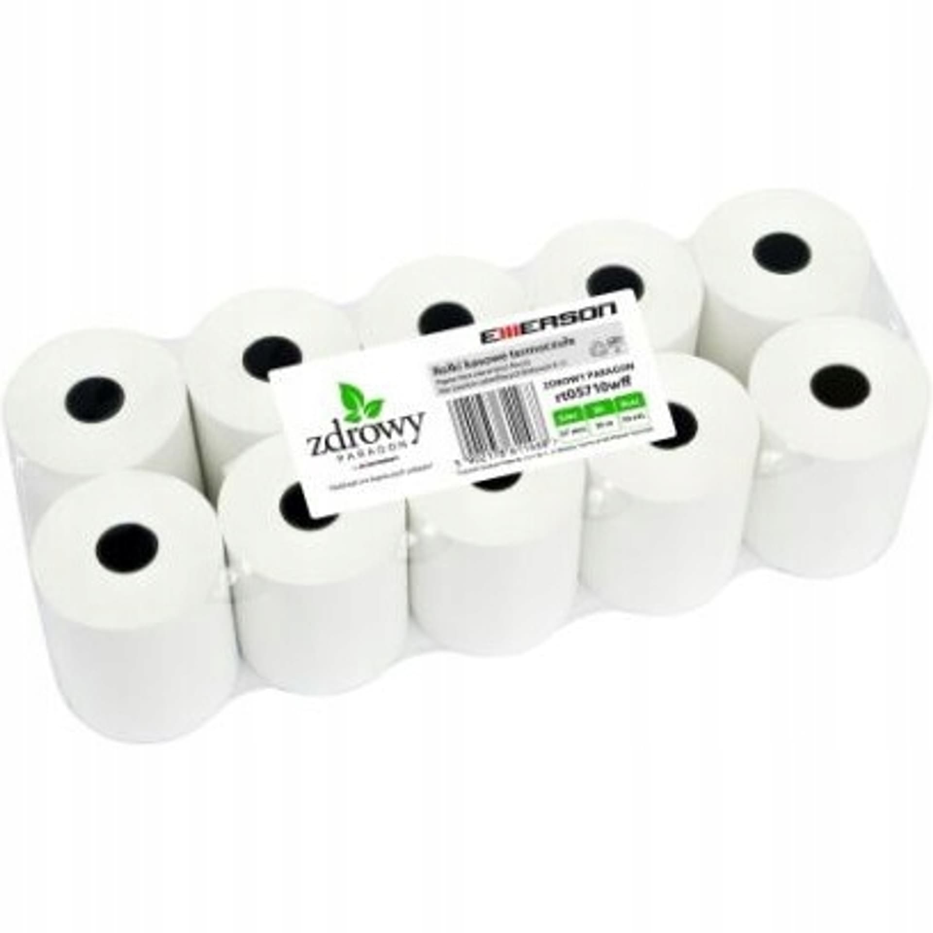 

Rolki termiczne 57x10m 10szt. EMERSON rt05710wkff zdrowy paragon