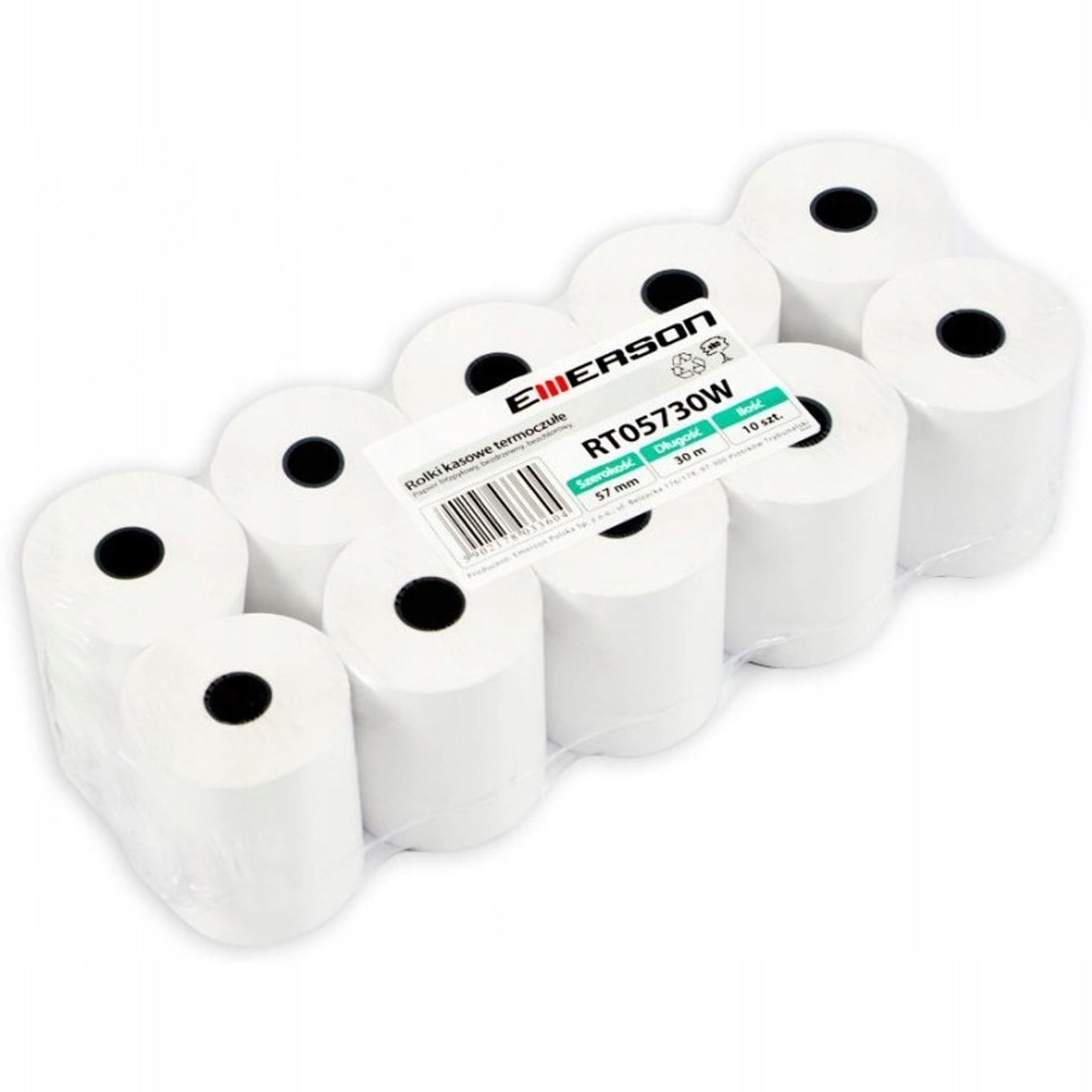 

Rolki termiczne 60x30m 10szt EMERSON rt06030wkbpaf BPA FREE bez bisfenolu