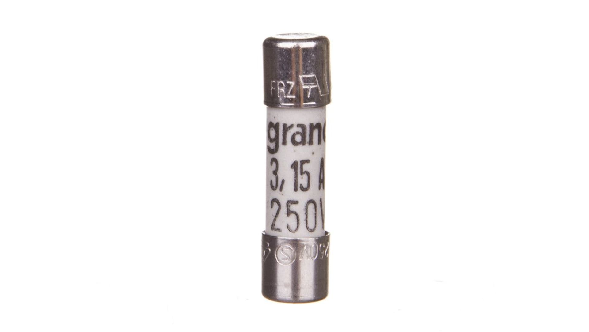 

Wkładka bezpiecznikowa cylindryczna 5x20mm 3,15A F 250V 010230