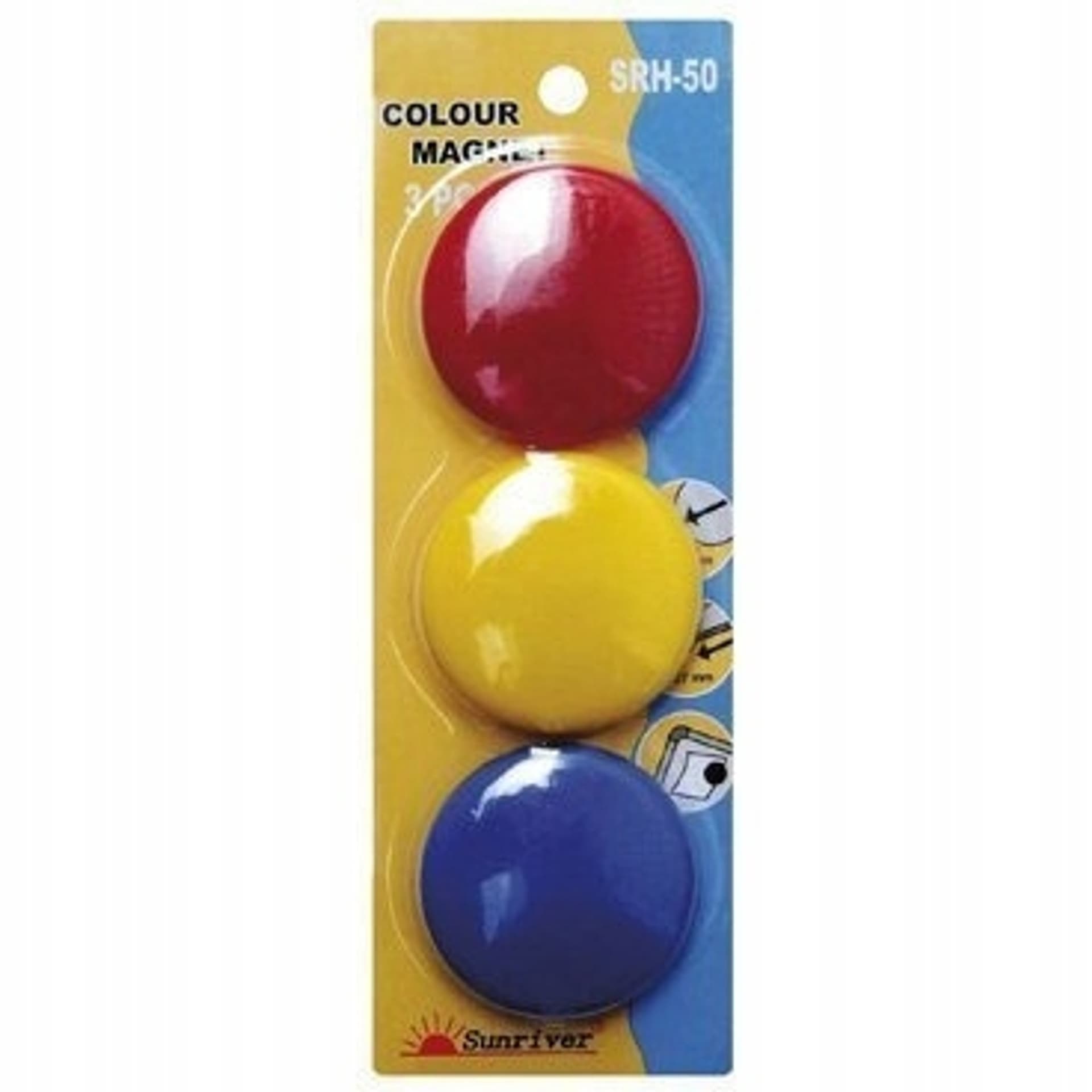 

Magnesy ARGO kolorowe WF-50 opakowanie 3sztuki SRH-50