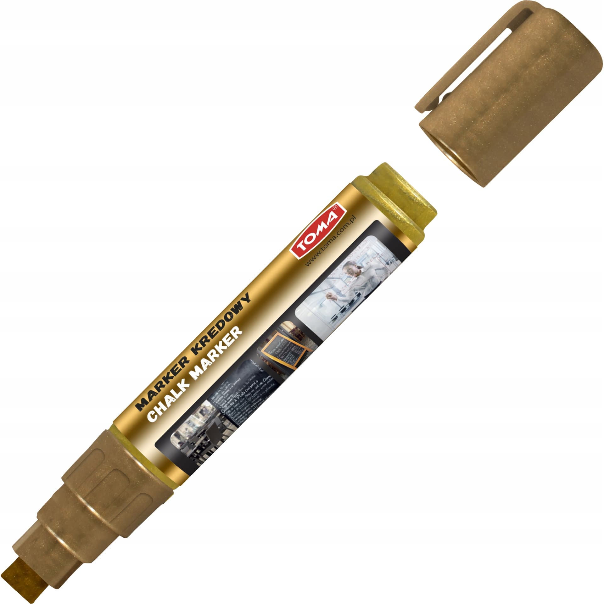 

Markery kredowe końcówka 8x5mm-złoty TO-291 95 TOMA