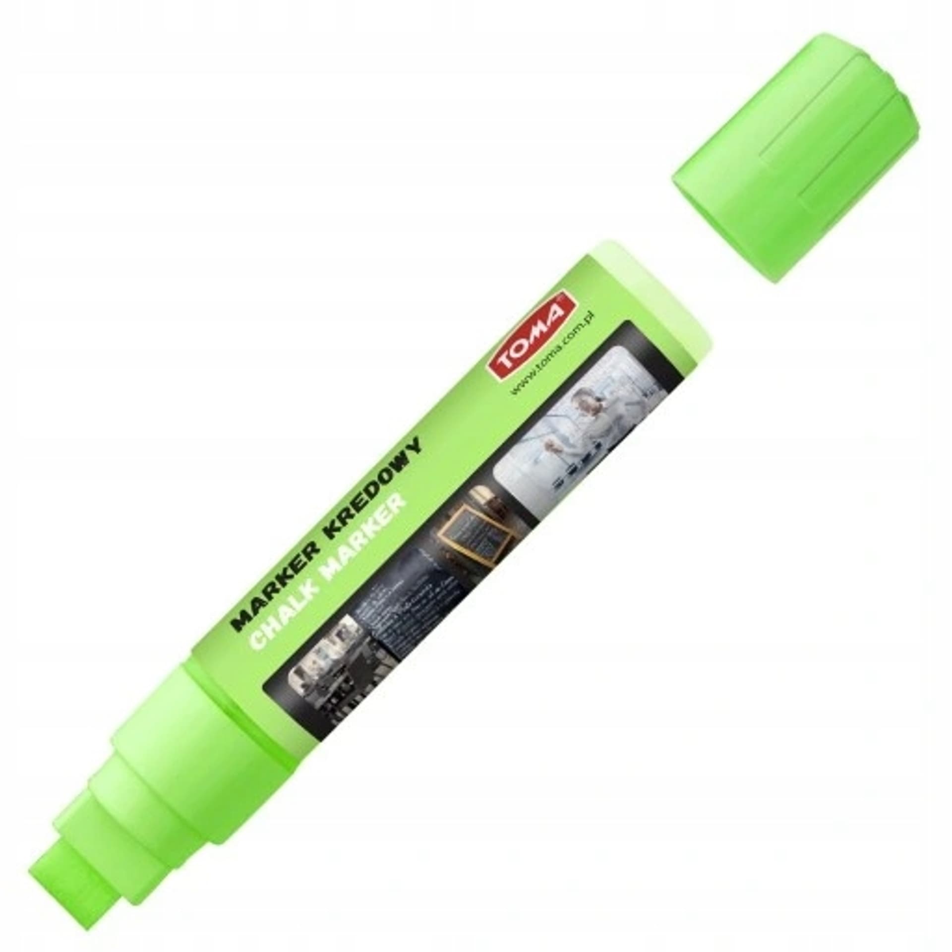 

Markery kredowe końcówka 15x8mm zielone TO-290 42 TOMA