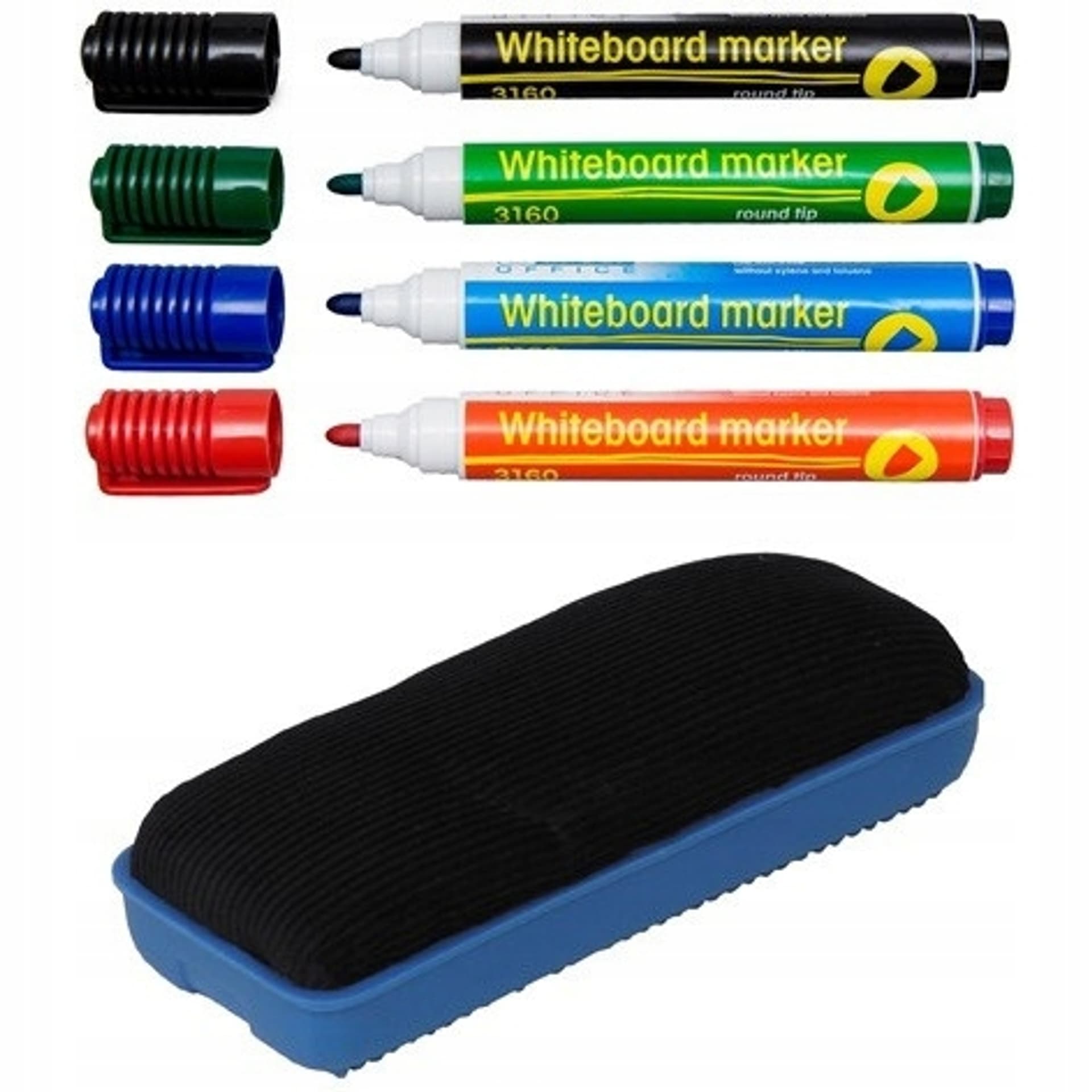 

Marker do tablic 4szt.z gąbką magnetyczną 105106 D.RECT