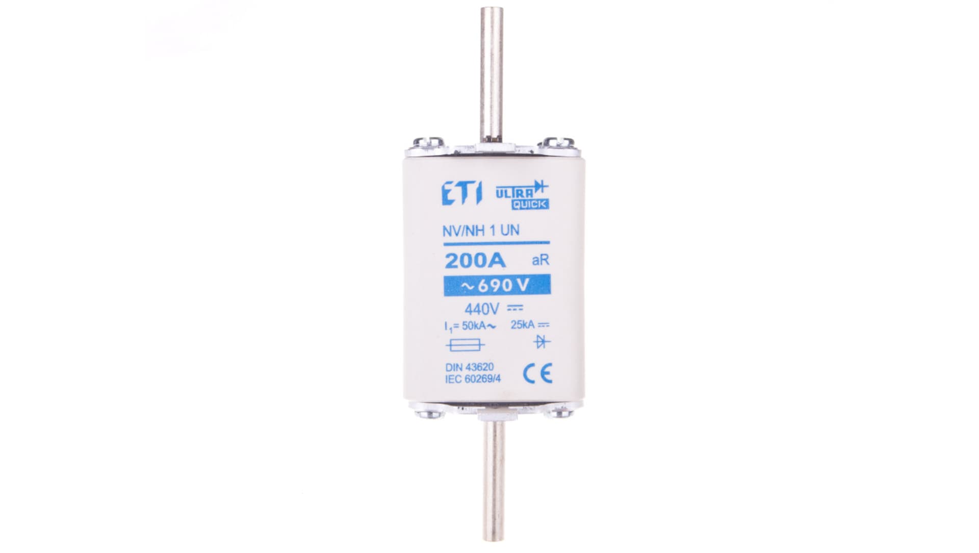 

Wkładka bezpiecznikowa NH1 200A aR 690V M1UQU-N 004333214