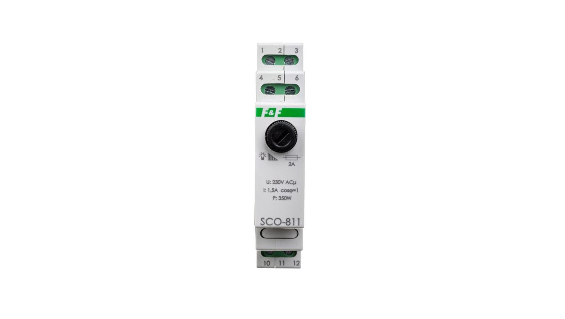 

Ściemniacz przycisk szary 0-350VA 230V SCO-811