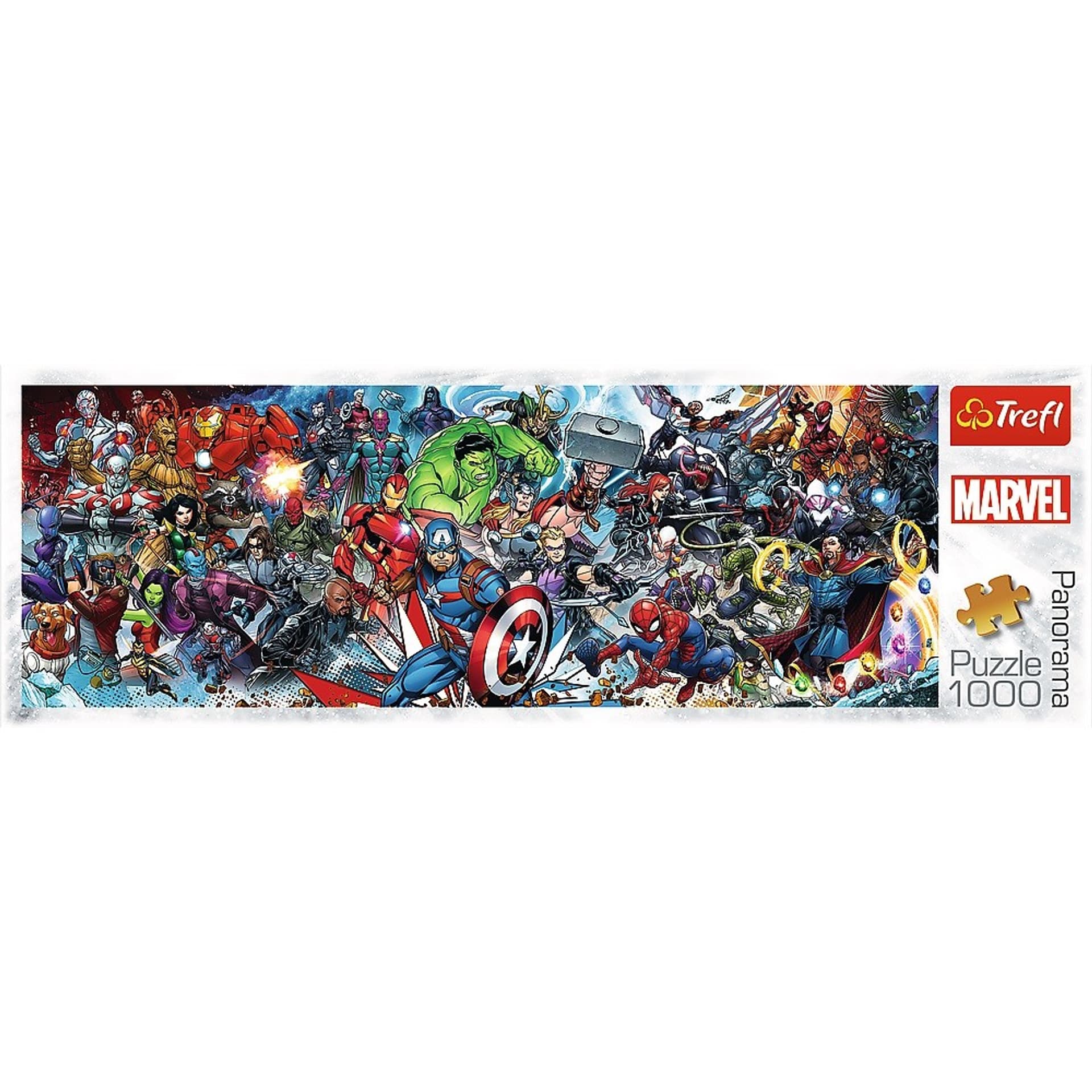 

Puzzle 1000 elementów Panorama Marvel The Avengers