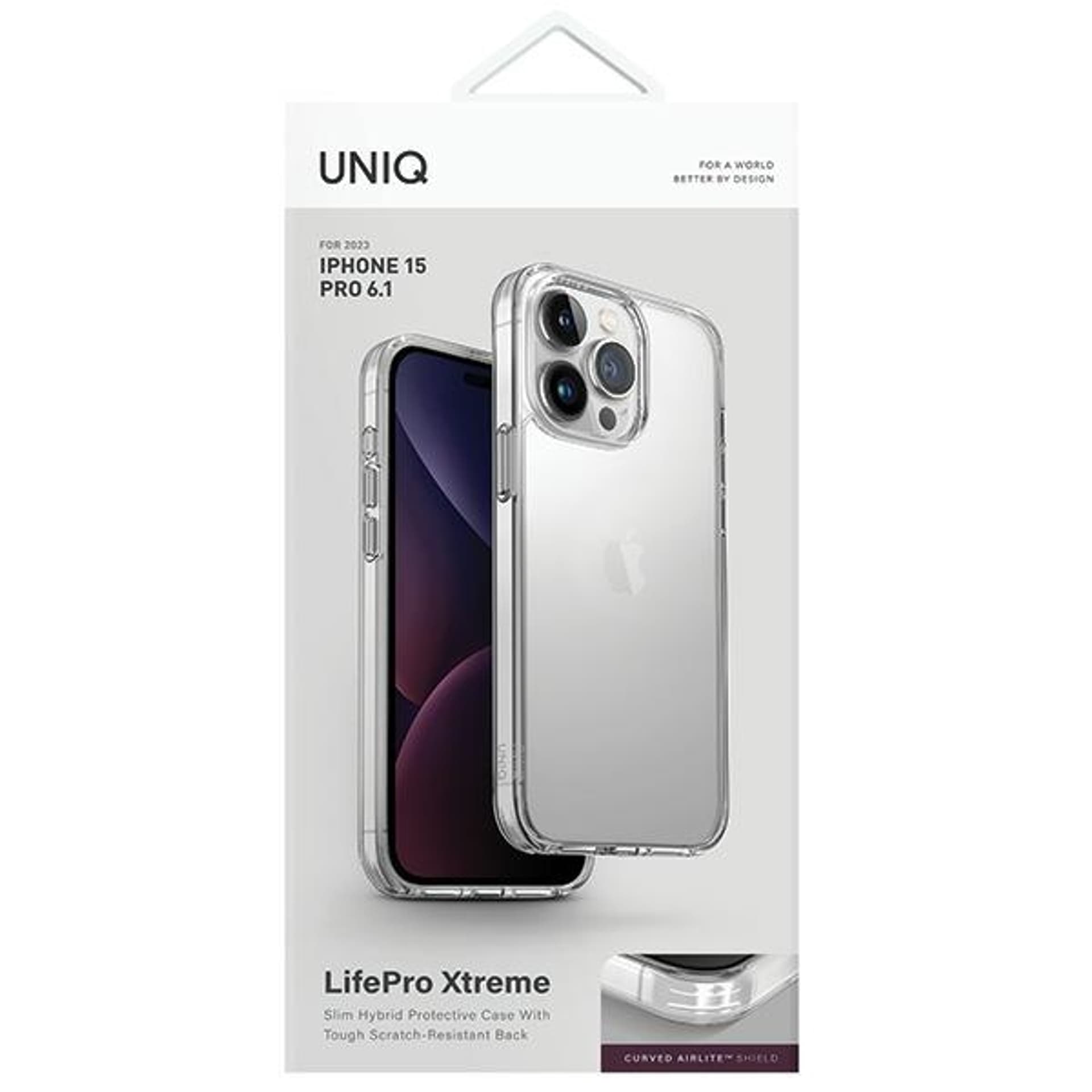 

UNIQ etui LifePro Xtreme iPhone 15 Pro 6.1" przeźroczysty/crystal clear