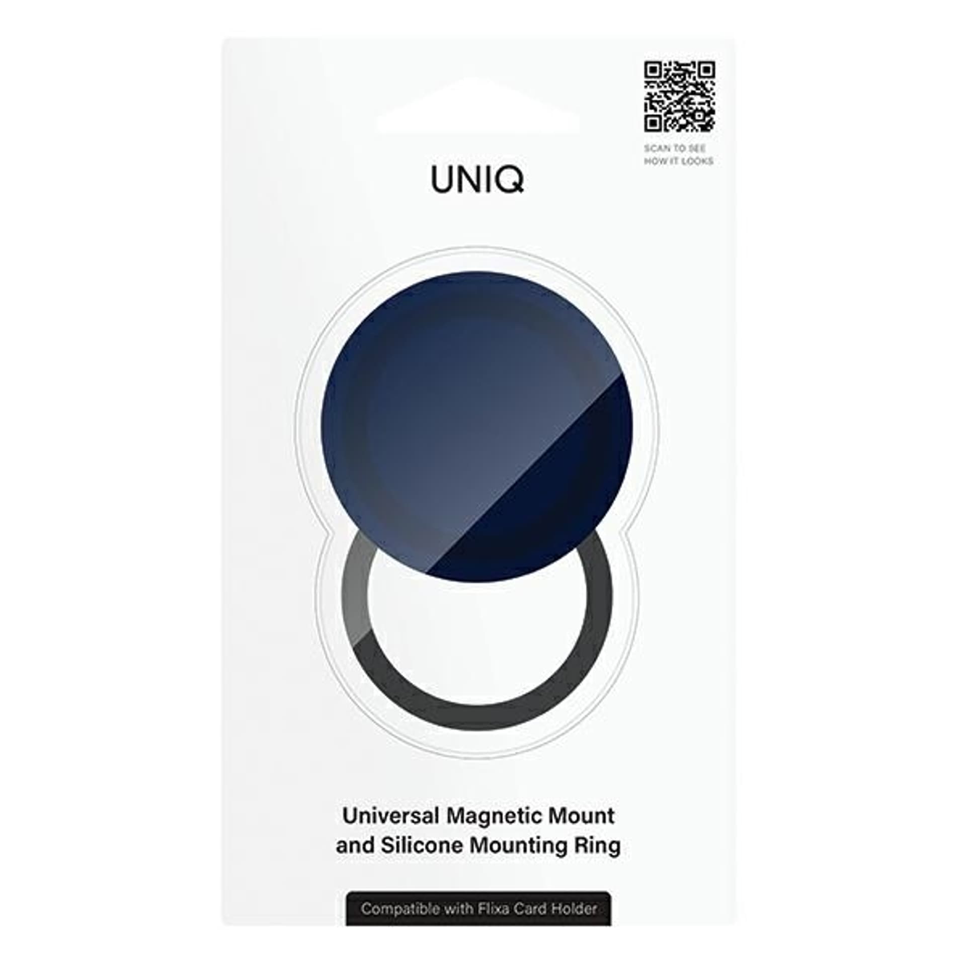 

UNIQ Flixa Magnetic Base magnetyczna baza do montażu granatowy/navy blue