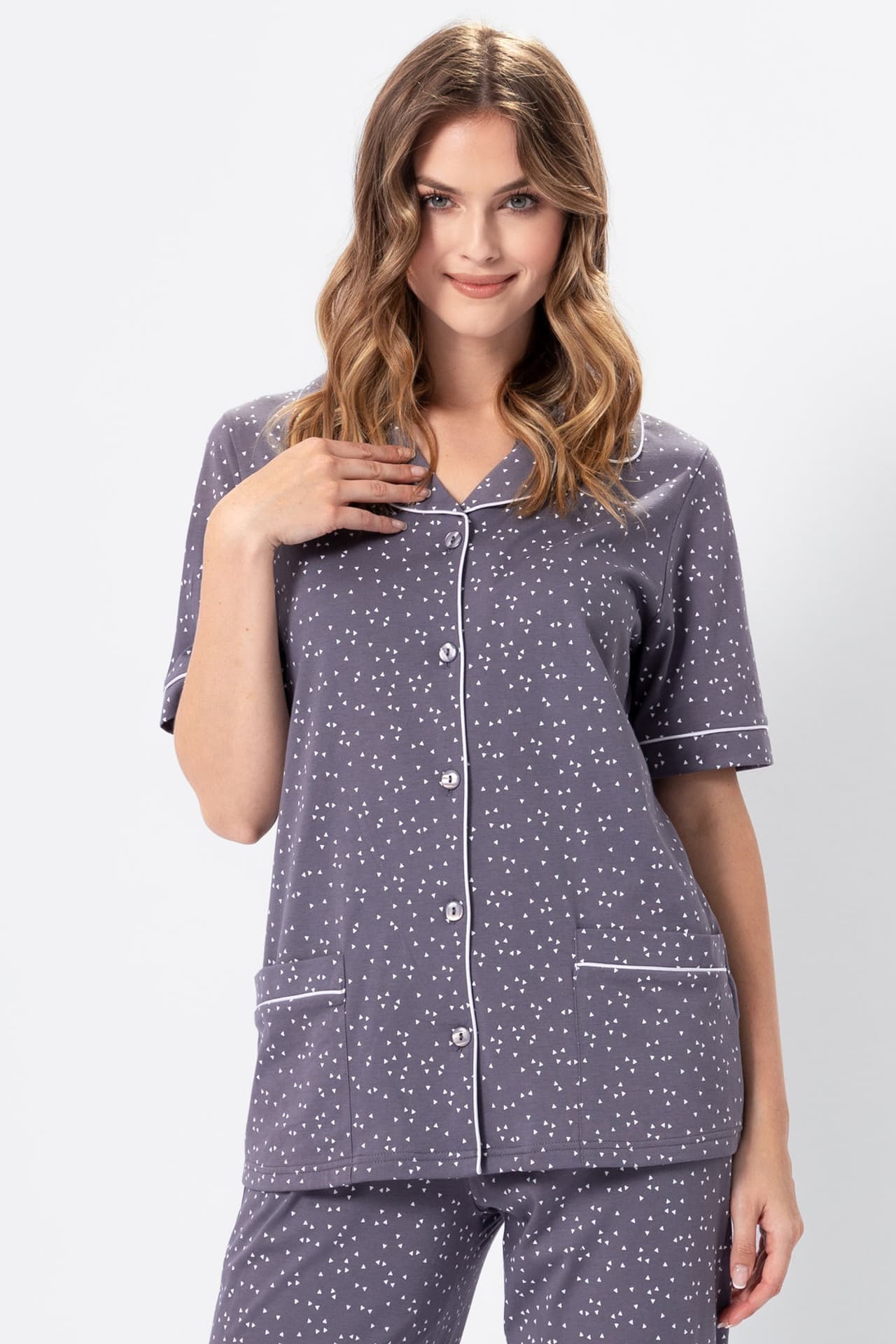 

Piżama Halima 1374 Size Szara Perła (Rozmiar XXXL)