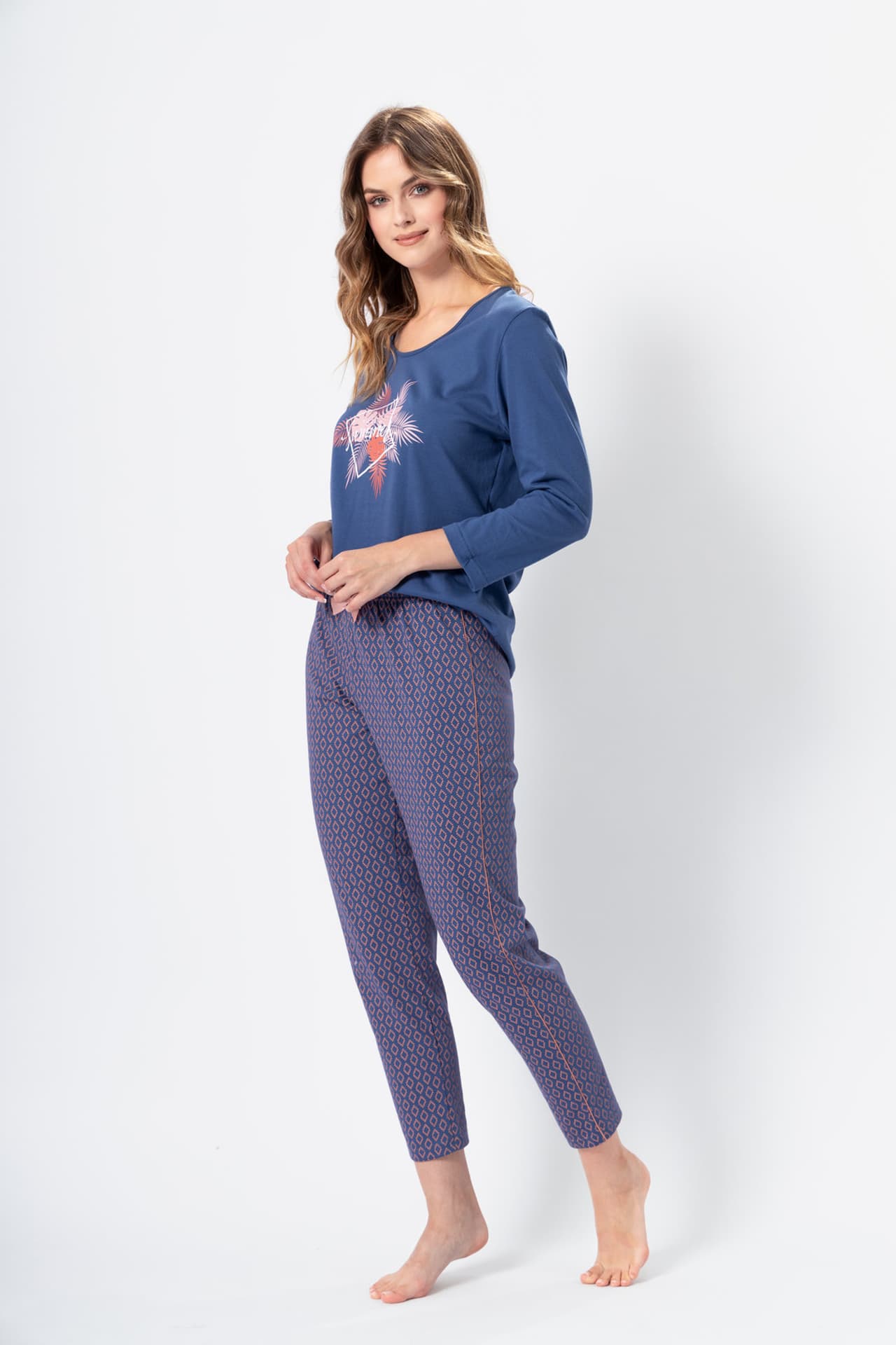 

Piżama Kornelia 1372 Ciemny Jeans (Rozmiar M)