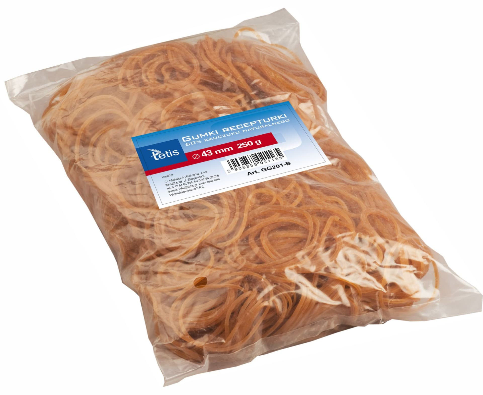 

Gumki recepturki 38mm 250g. GG202-B TETIS