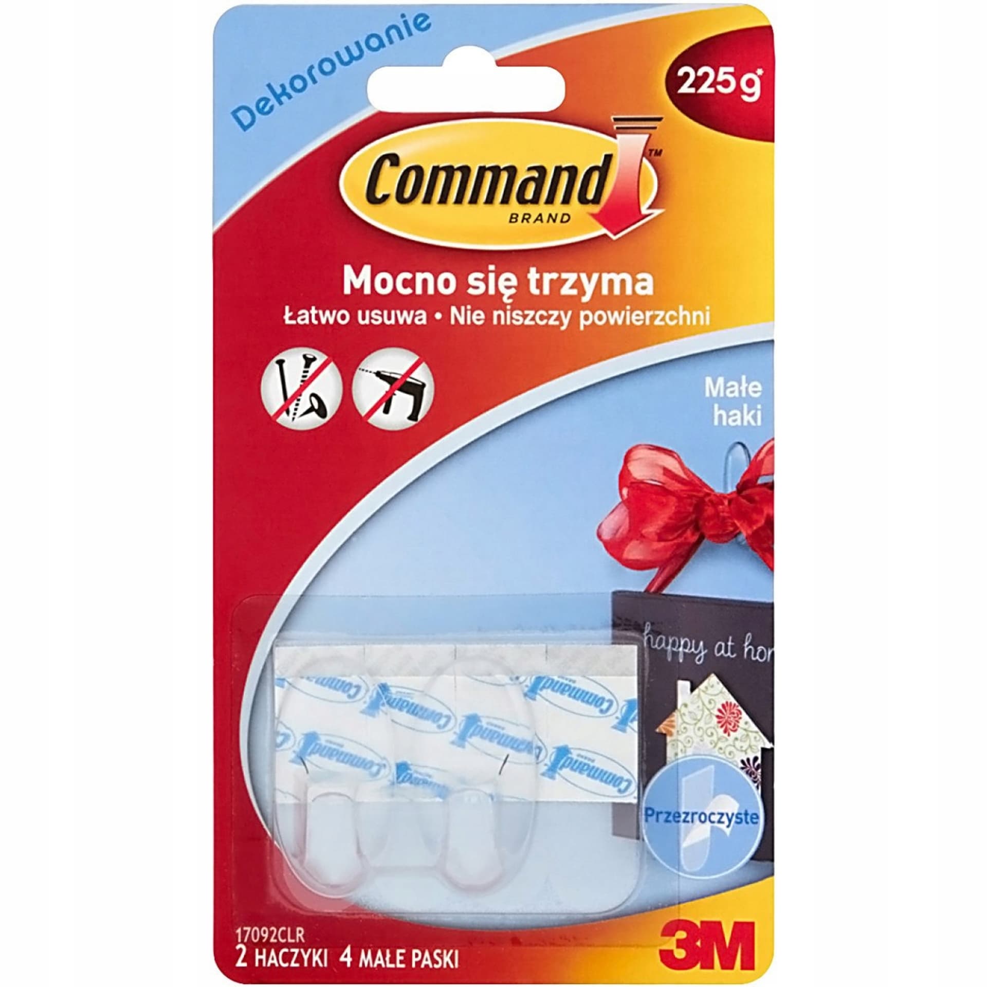

Haki COMMAND 17092CLR PL wielokrotnego użyt. małe 2szt.UU001535507 przez.