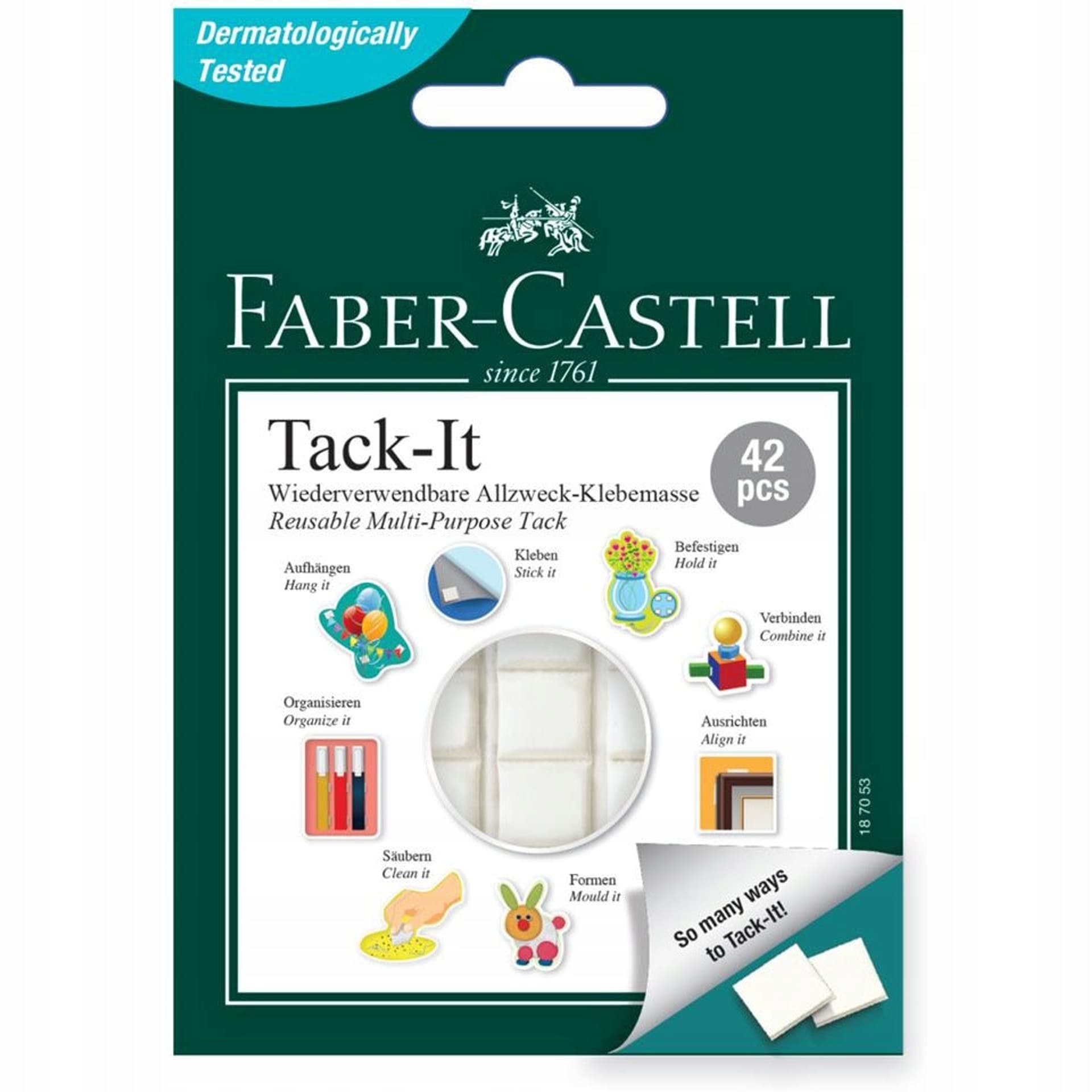 

Masa mocująca TACK-IT 30g biała 187053 FABER-CASTELL