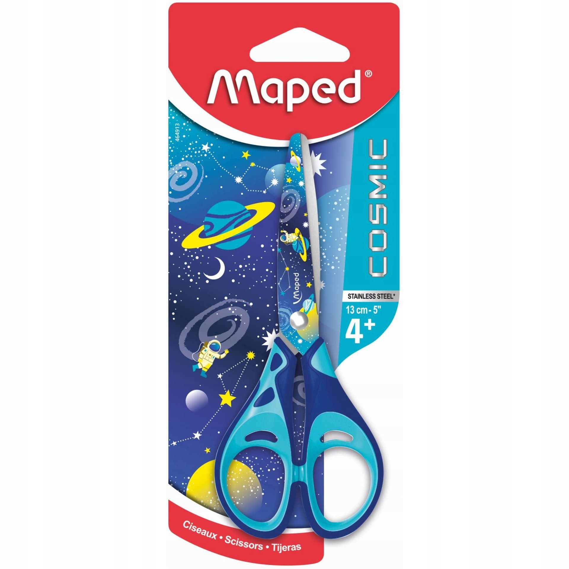 

Nożyczki szkolne 13cm COSMIC na blistrze 464913 MAPED