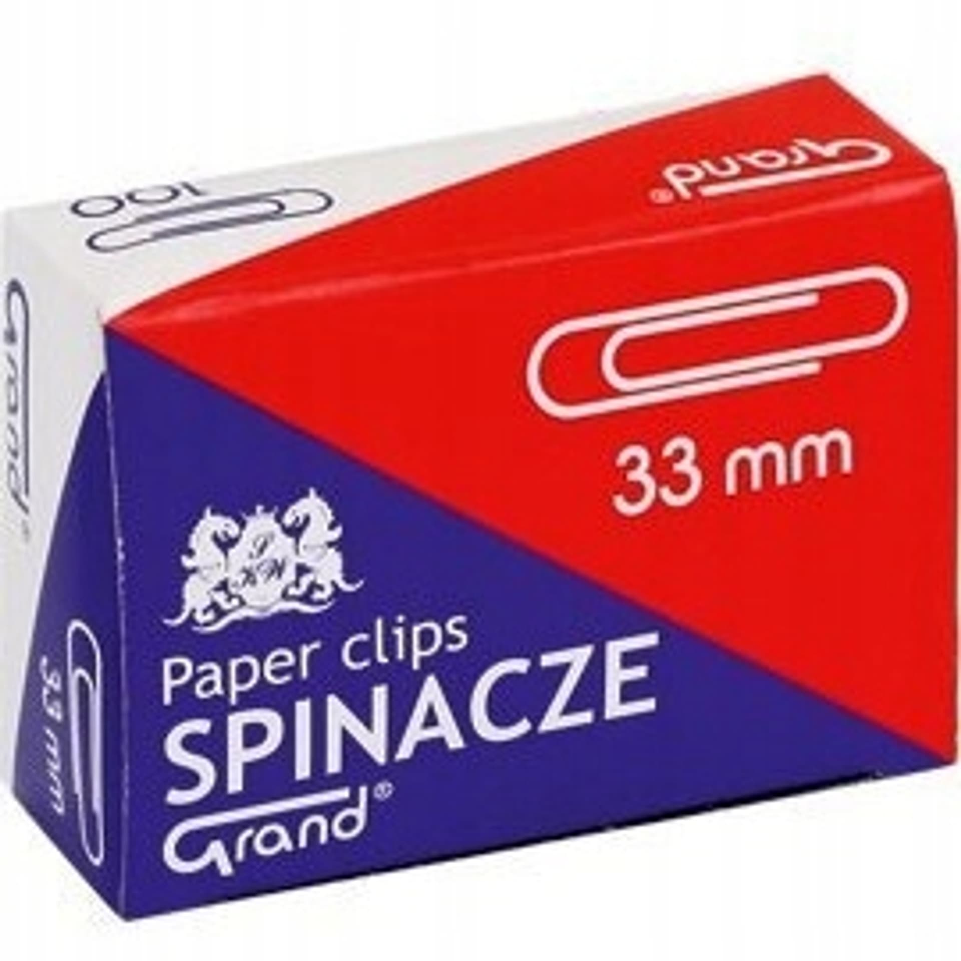 

Spinacz R-33 mm GRAND 10op x 100sztuk 110-1382