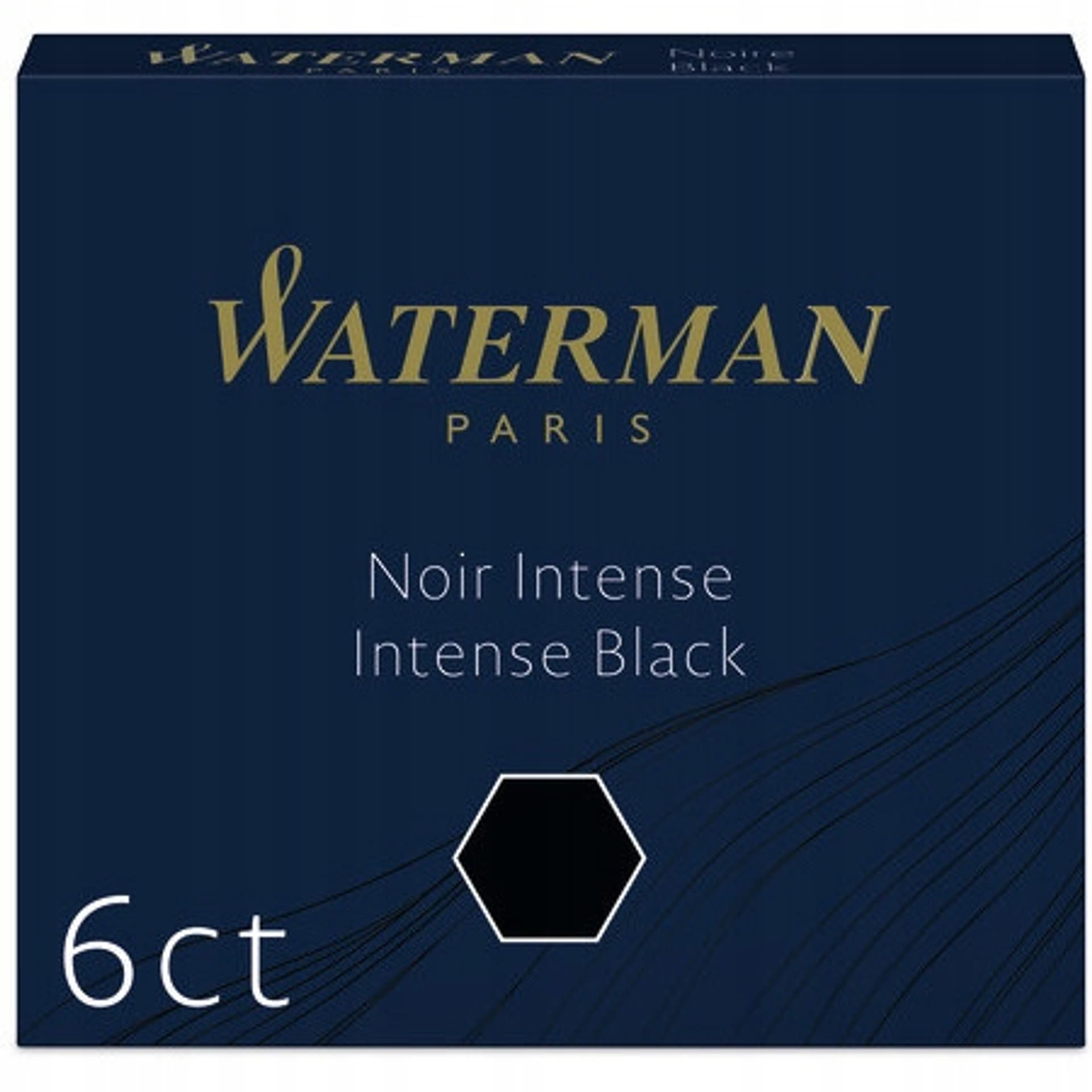 

Naboje WATERMAN czarne krót.(6) 2052011 S0110940, 6) 2052011 s011094