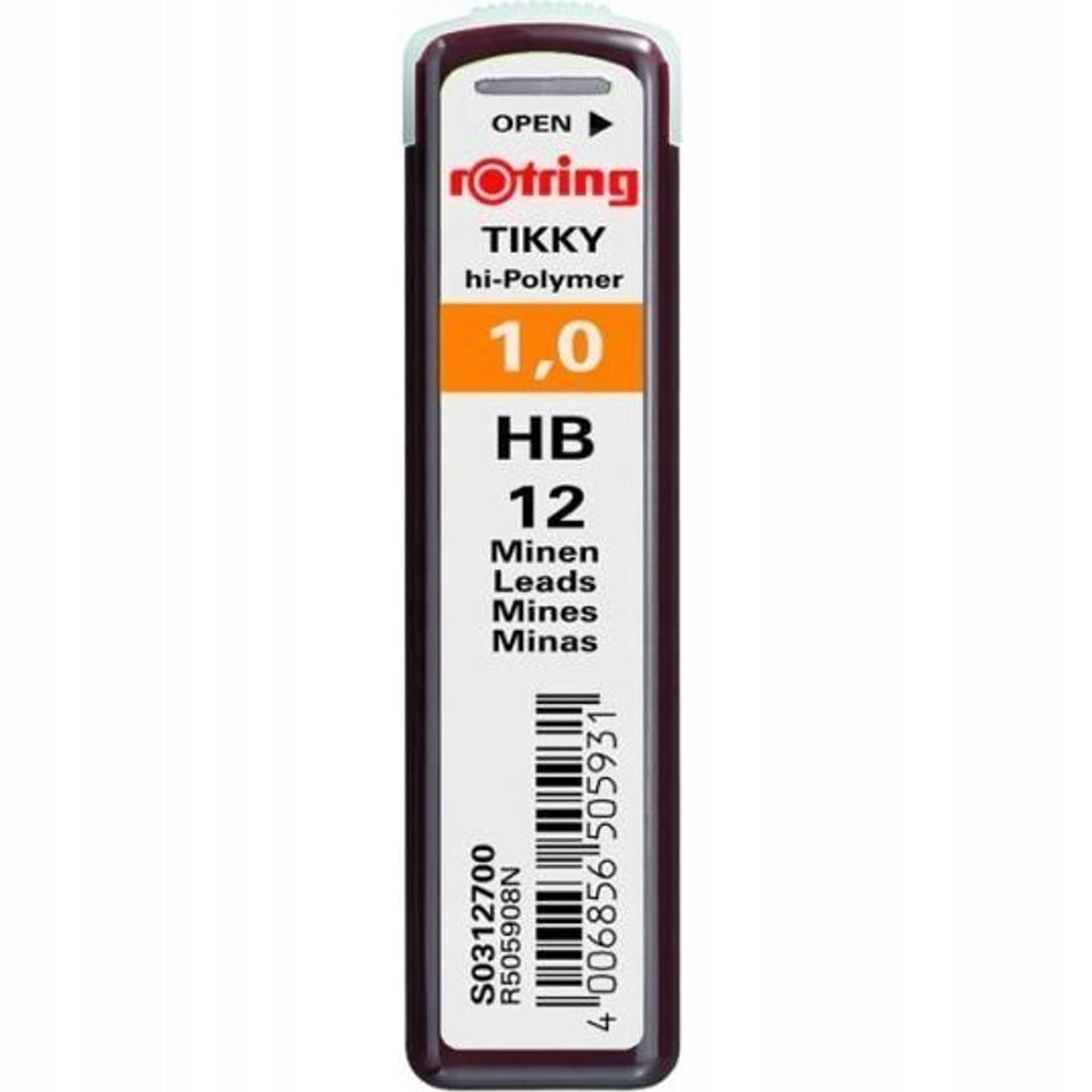 

Grafity 1,0mm HB do ołówków automatycznych ROTRING S0312700