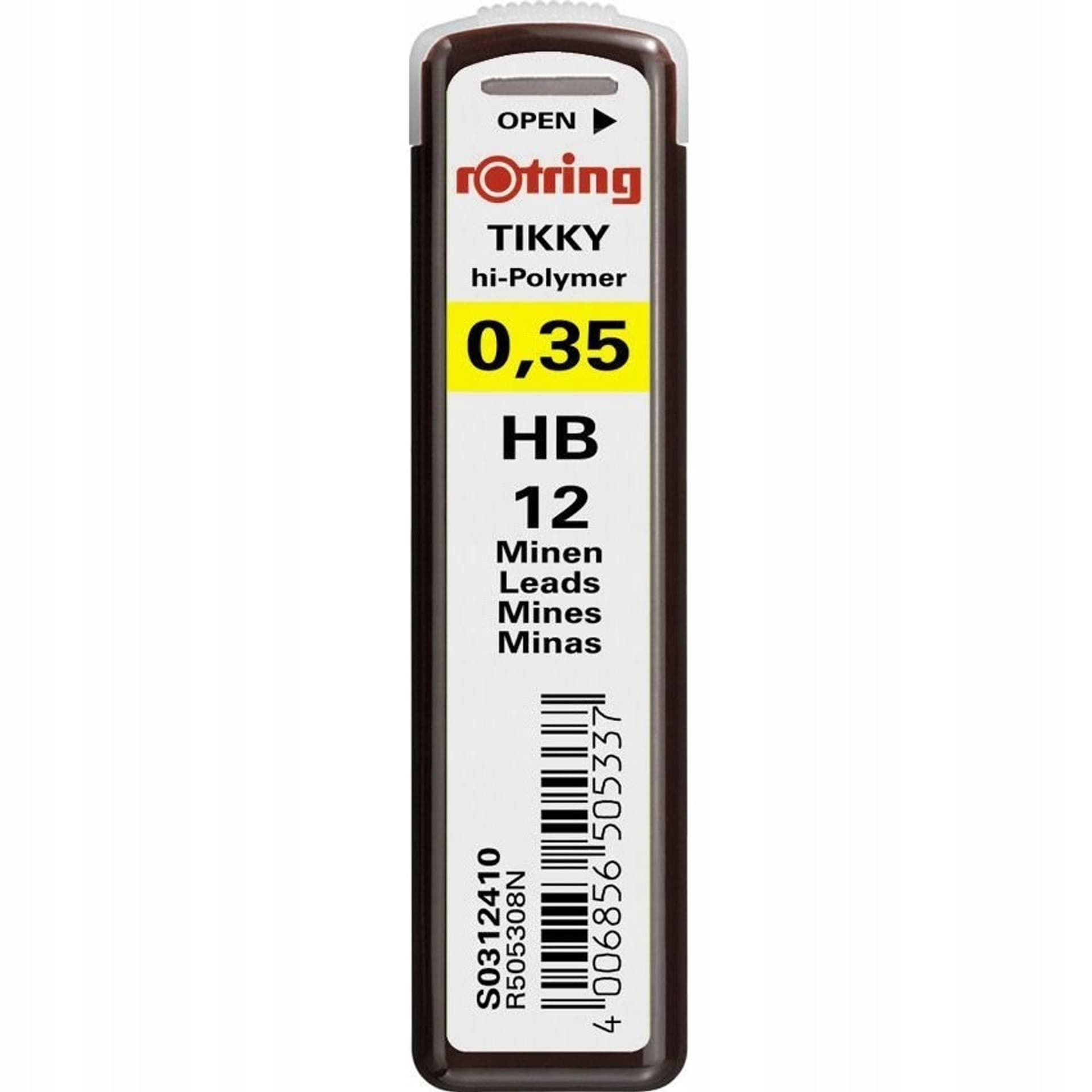 

Grafity 0.35mm HB do ołówków automatycznych ROTRING S0312410