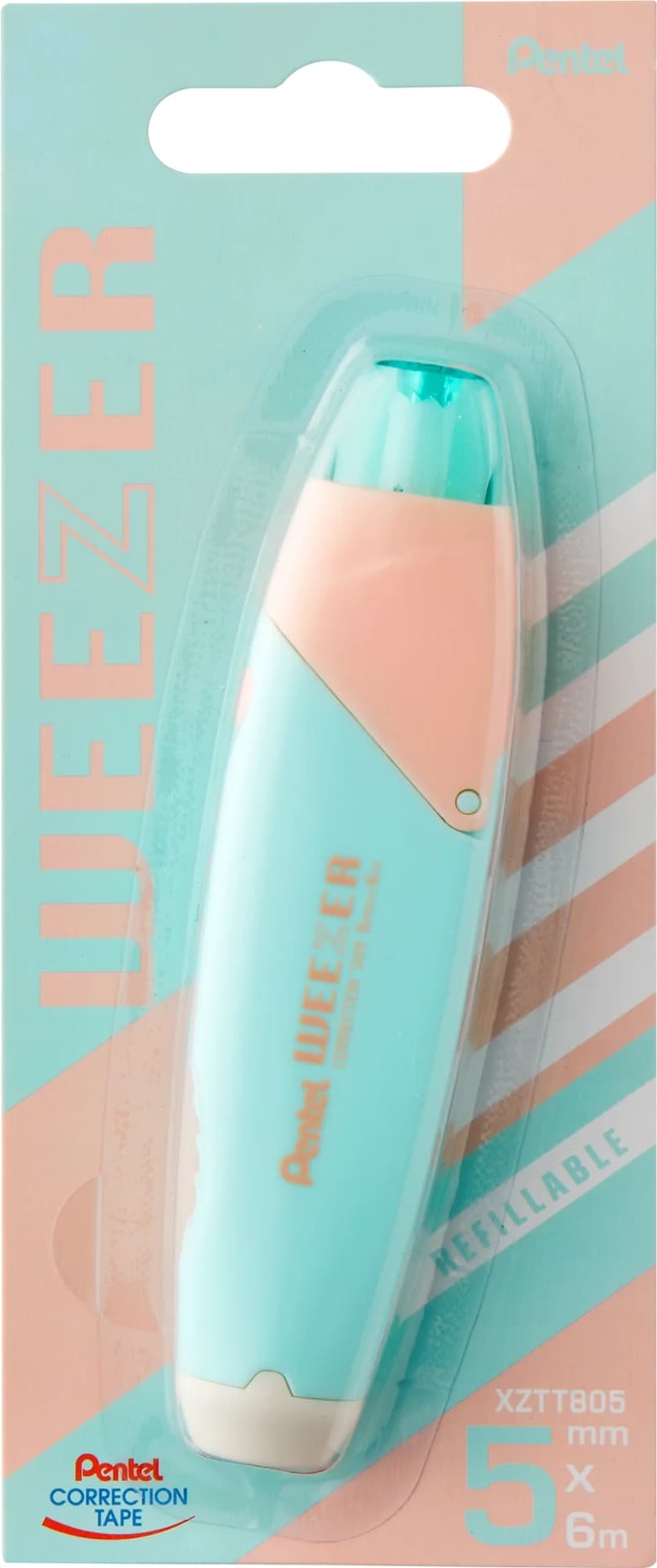 

Korektor w taśmie WEEZER seledynowy XZTT805K-W PENTEL