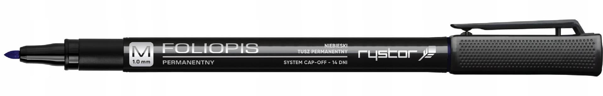 

Foliopis permanentny RYSTOR 1mm FM10/C niebieski 438-002