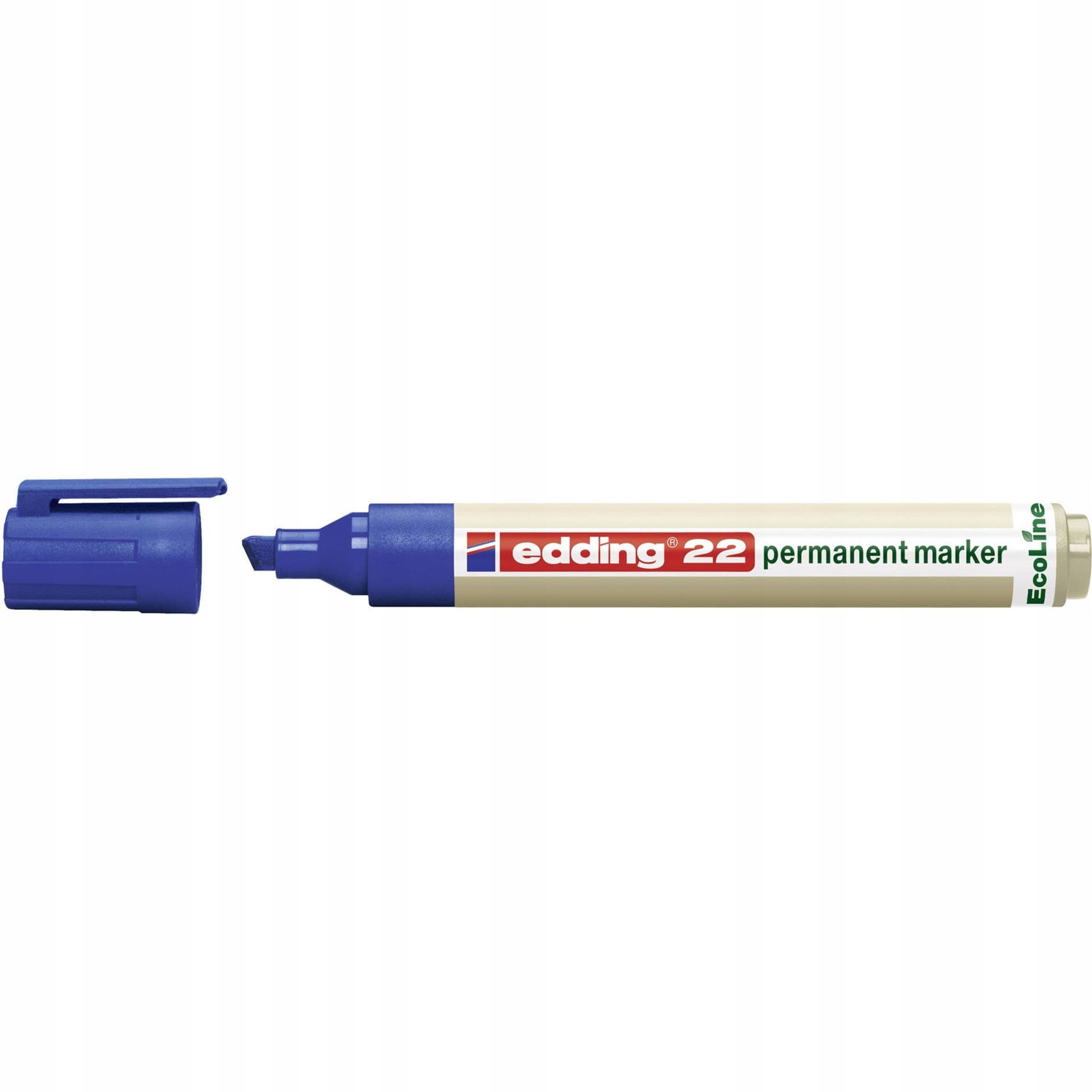 

Marker permanentny ekologiczny ścięta końcówka niebieski 22/003/N ED EDDING
