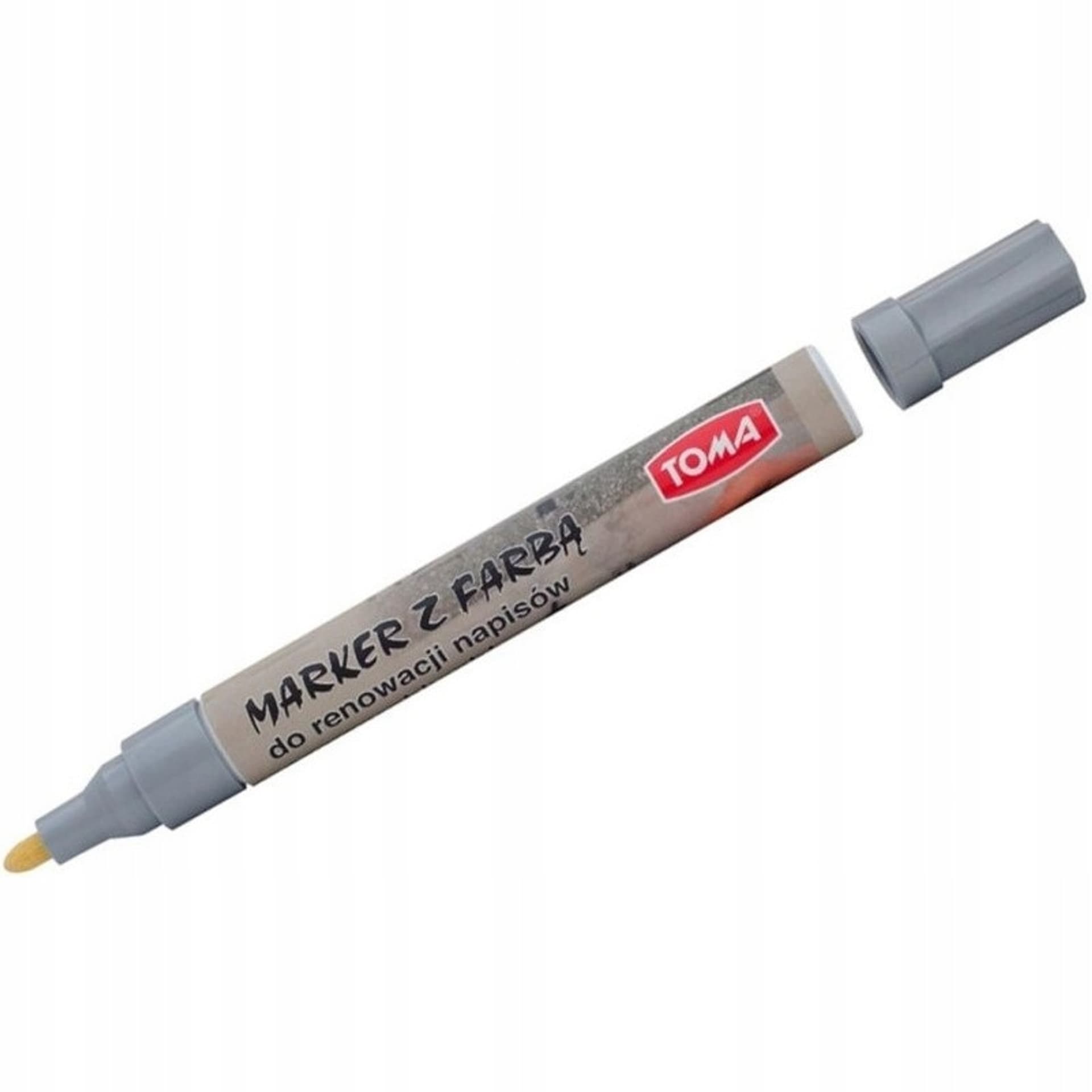 

Marker olejowy do nagrobków srebrny 2.3mm TO-448 TOMA