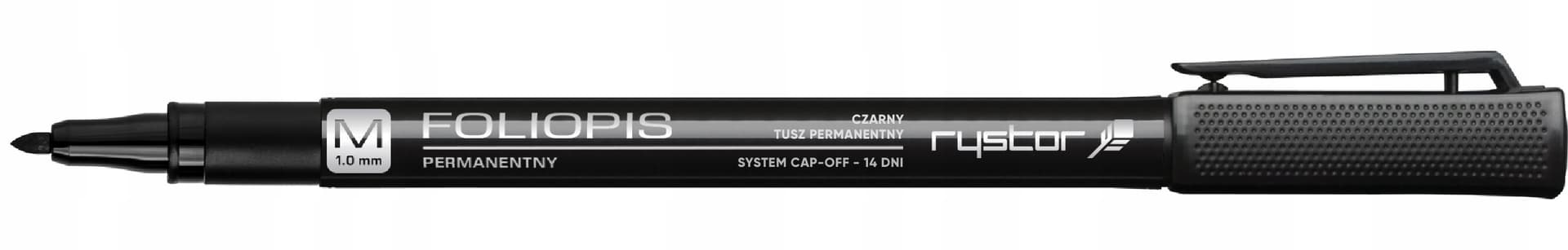 

Foliopis permanentny RYSTOR 1mm FM10/A czarny 438-000