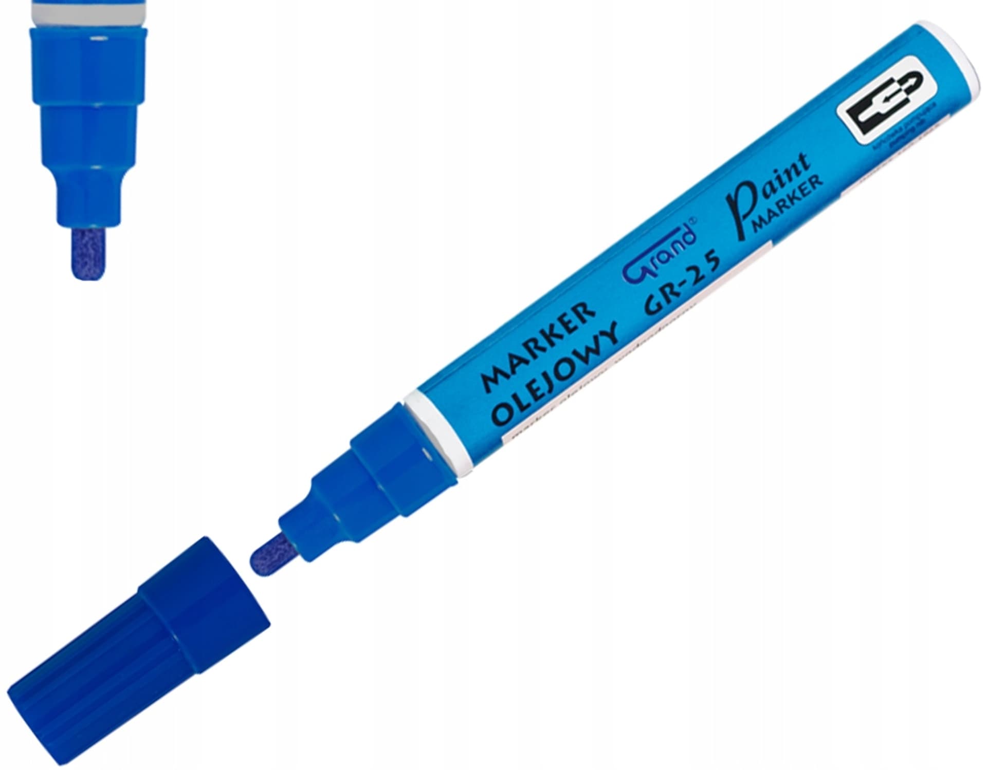 

Marker olejowy GR-25 niebieski GRAND