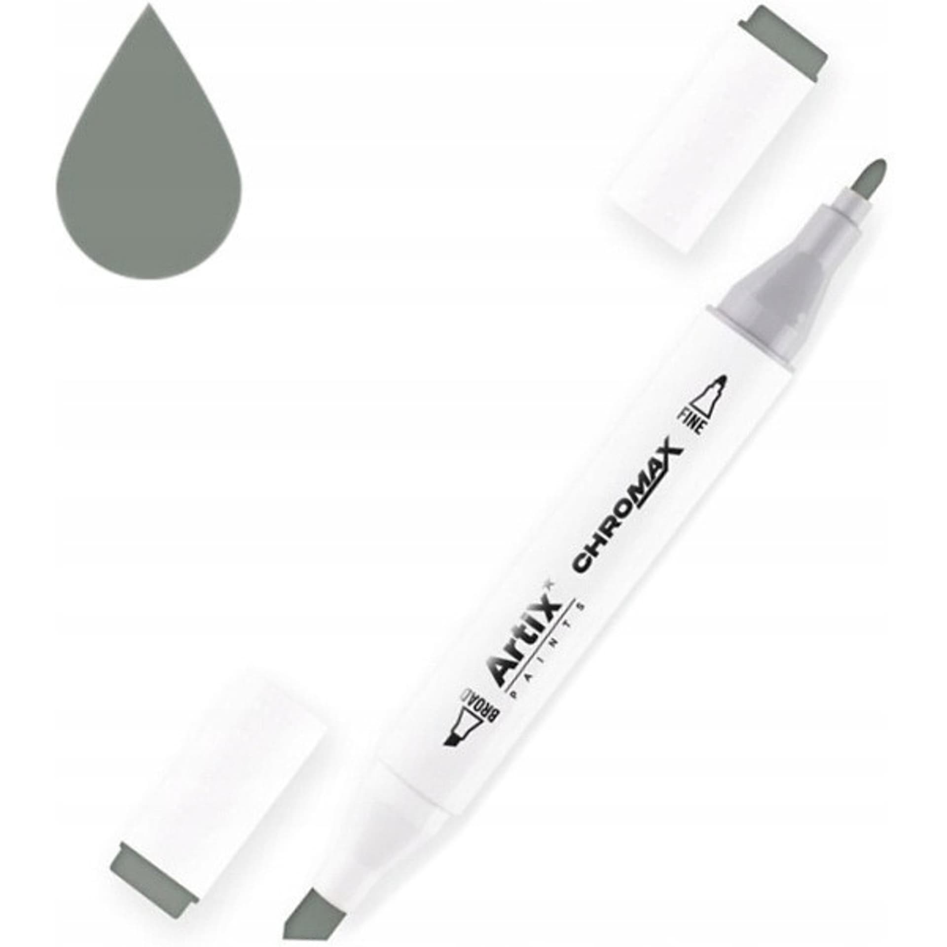 

Marker alkoholowy dwustronny CIEMNO SZARY CG6 PP915-113 ARTIX