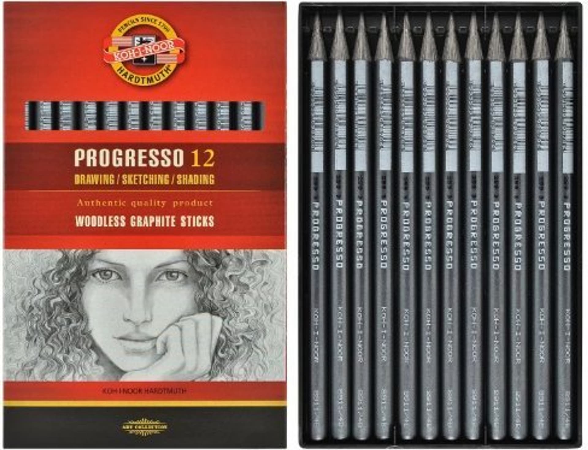 

Ołówek PROGRESSO 2B (12) 8911 KOH-I-NOOR, 12) 8911 koh-i-noo