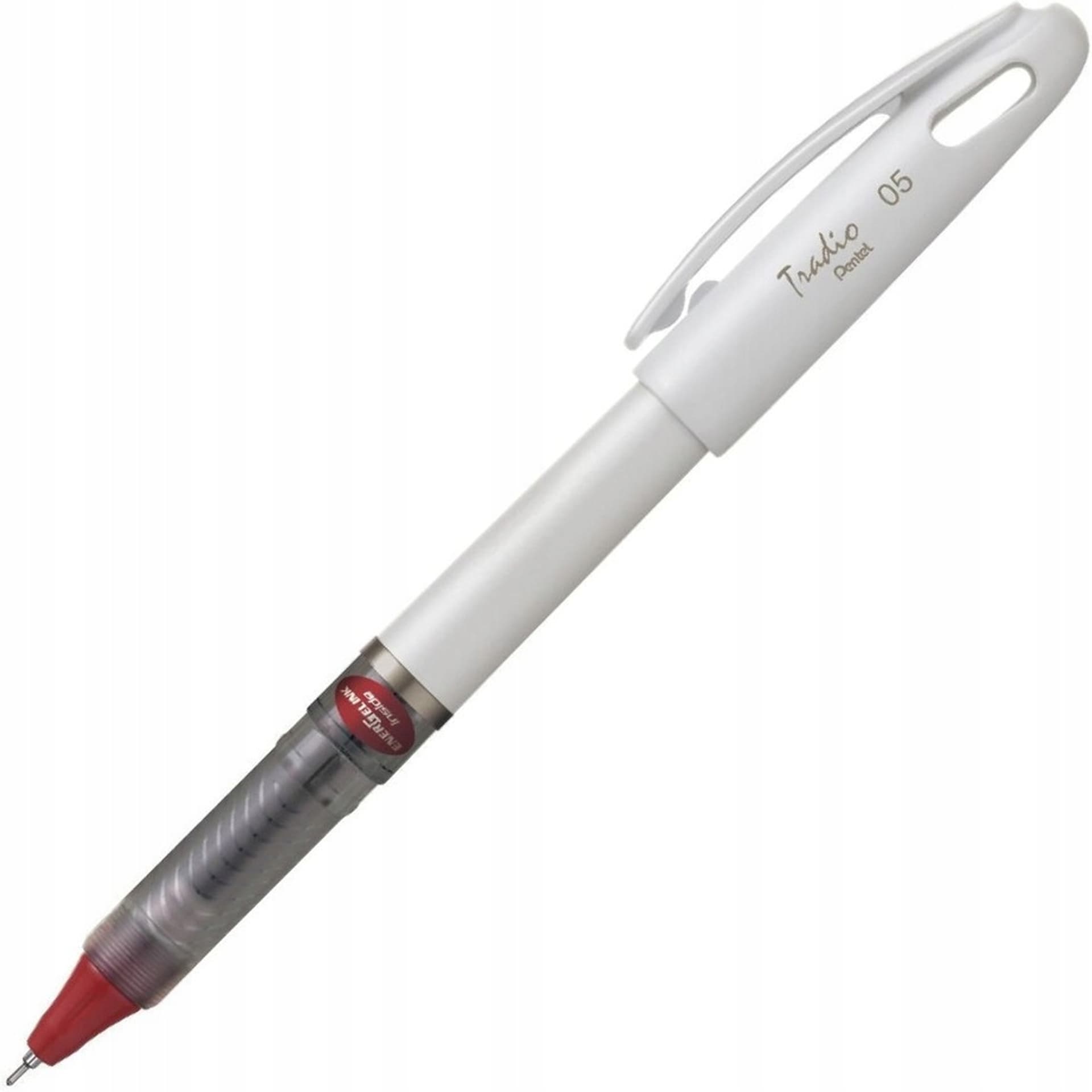 

Cienkopis kulkowy PENTEL ENERGEL czerwony BLN115W-B