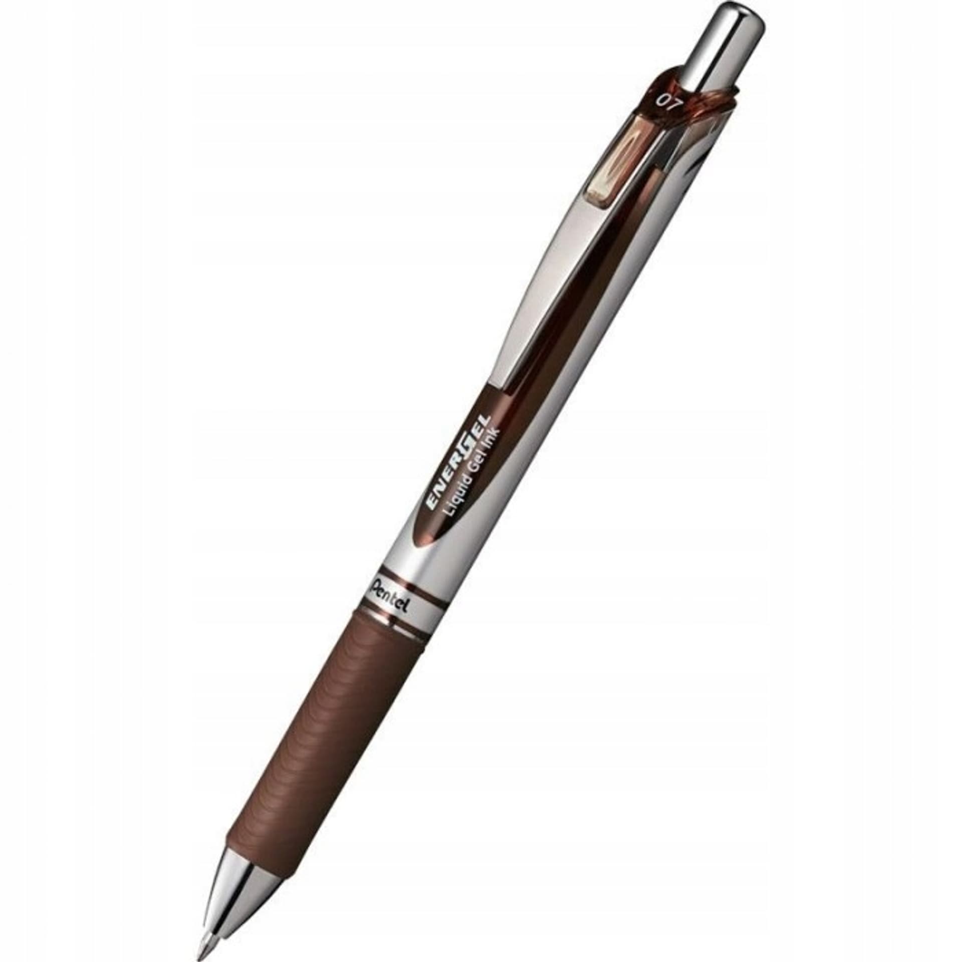 

Pióro kulkowe ENERGEL BL77 brązowe 0,7mm PENTEL