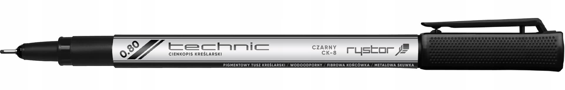 

Cienkopis kreślarski 0,8mm czarny CK-8/A RYSTOR
