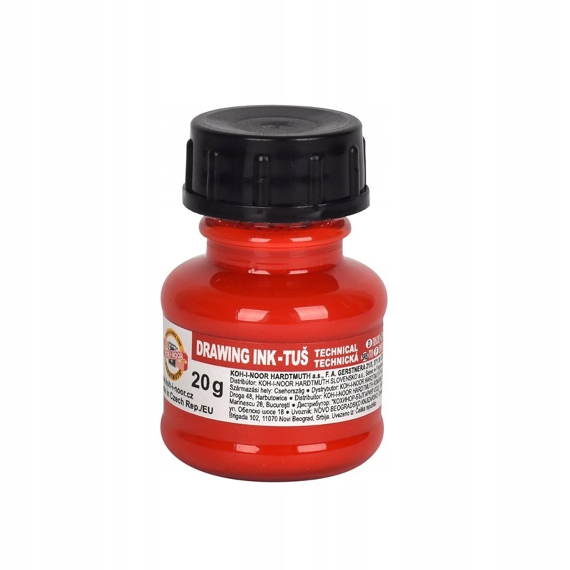 

Tusz kreślarski 20g czerwony 141700402 KOH-I-NOOR