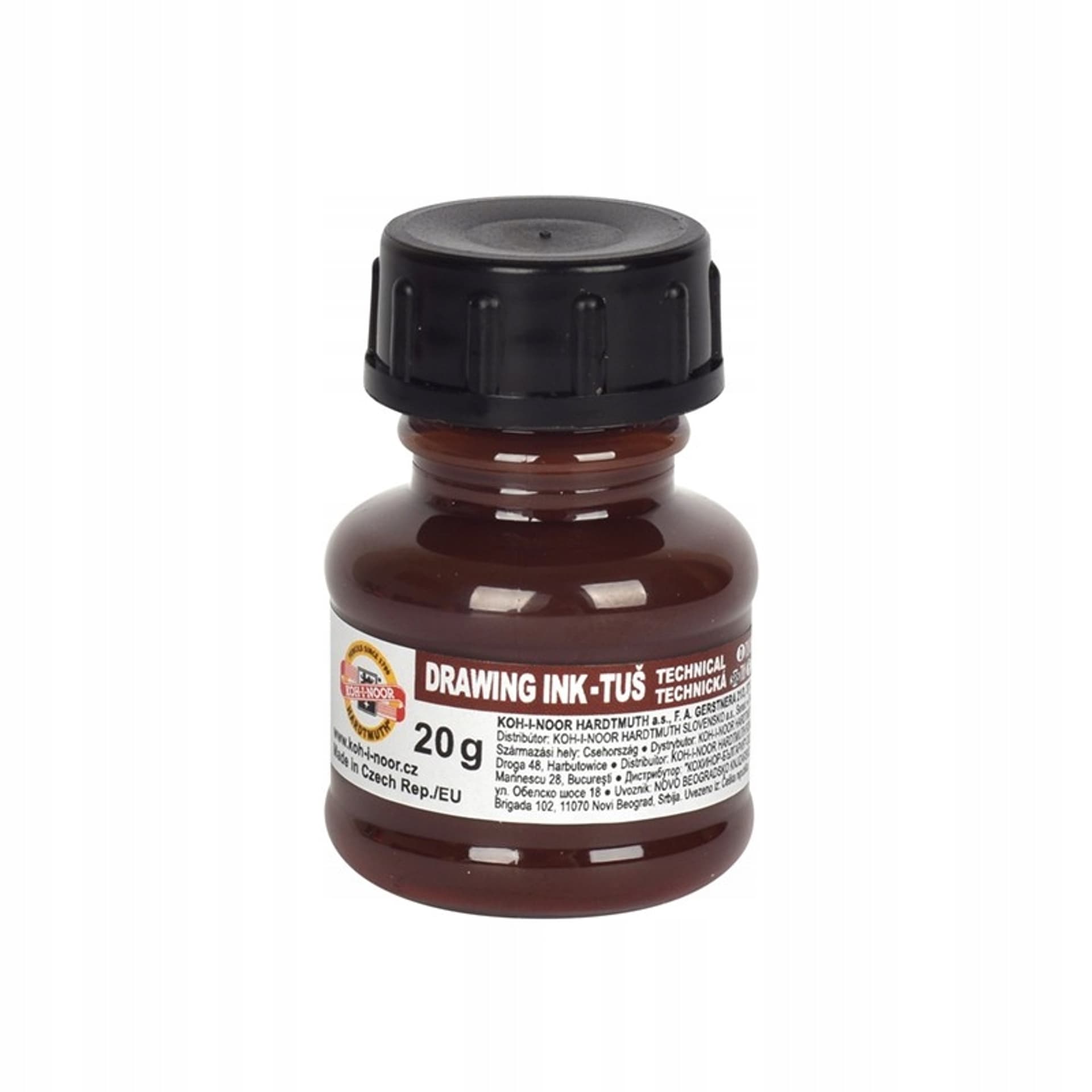 

Tusz kreślarski 20g brązowy 141727/1417009 KOH-I-NOOR