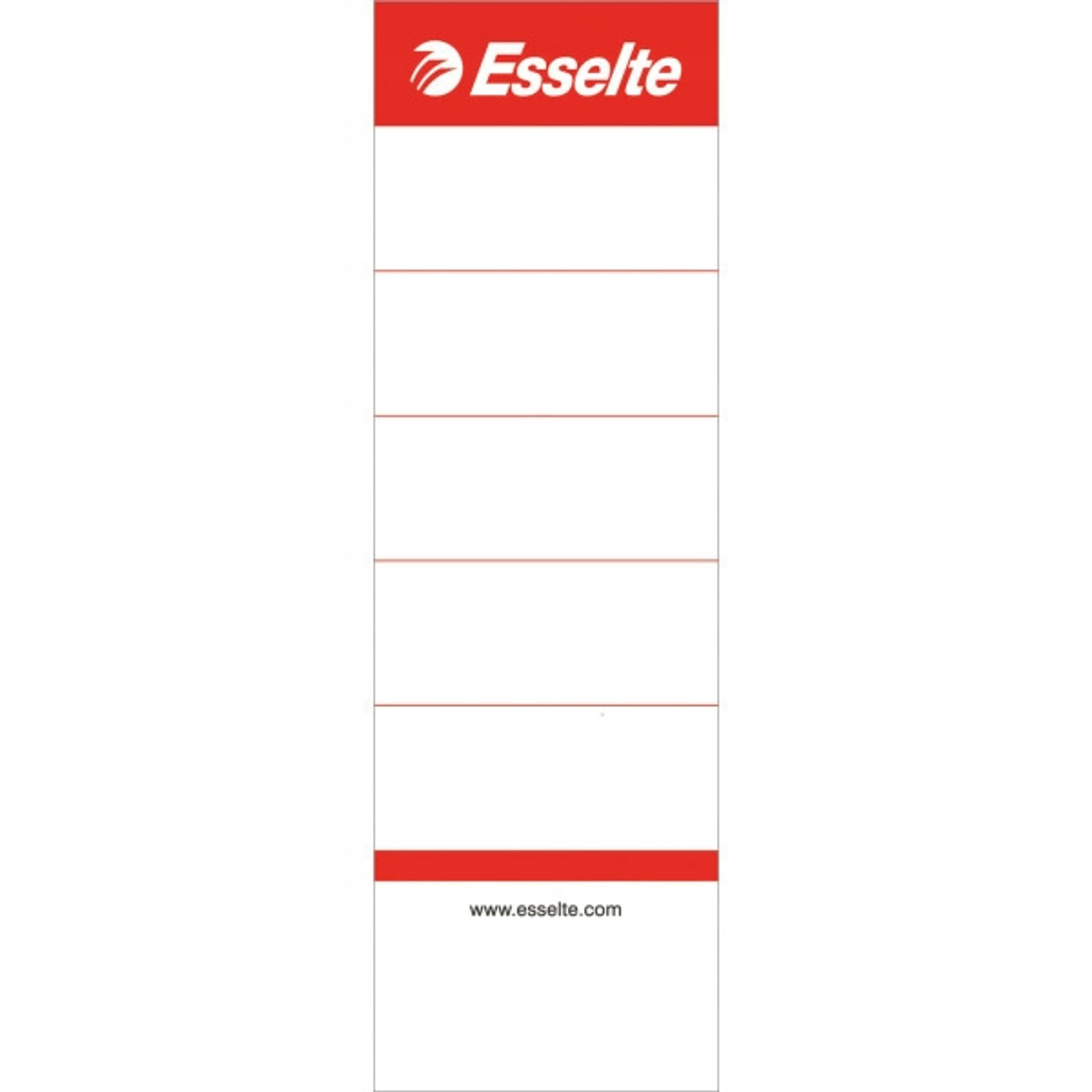 

Etykiety grzbietowe do segregatorów 75mm (szerokość 50mm) białe 10szt 810801 ESSELTE, Szerokość 50mm) białe 10szt 810801 esselt