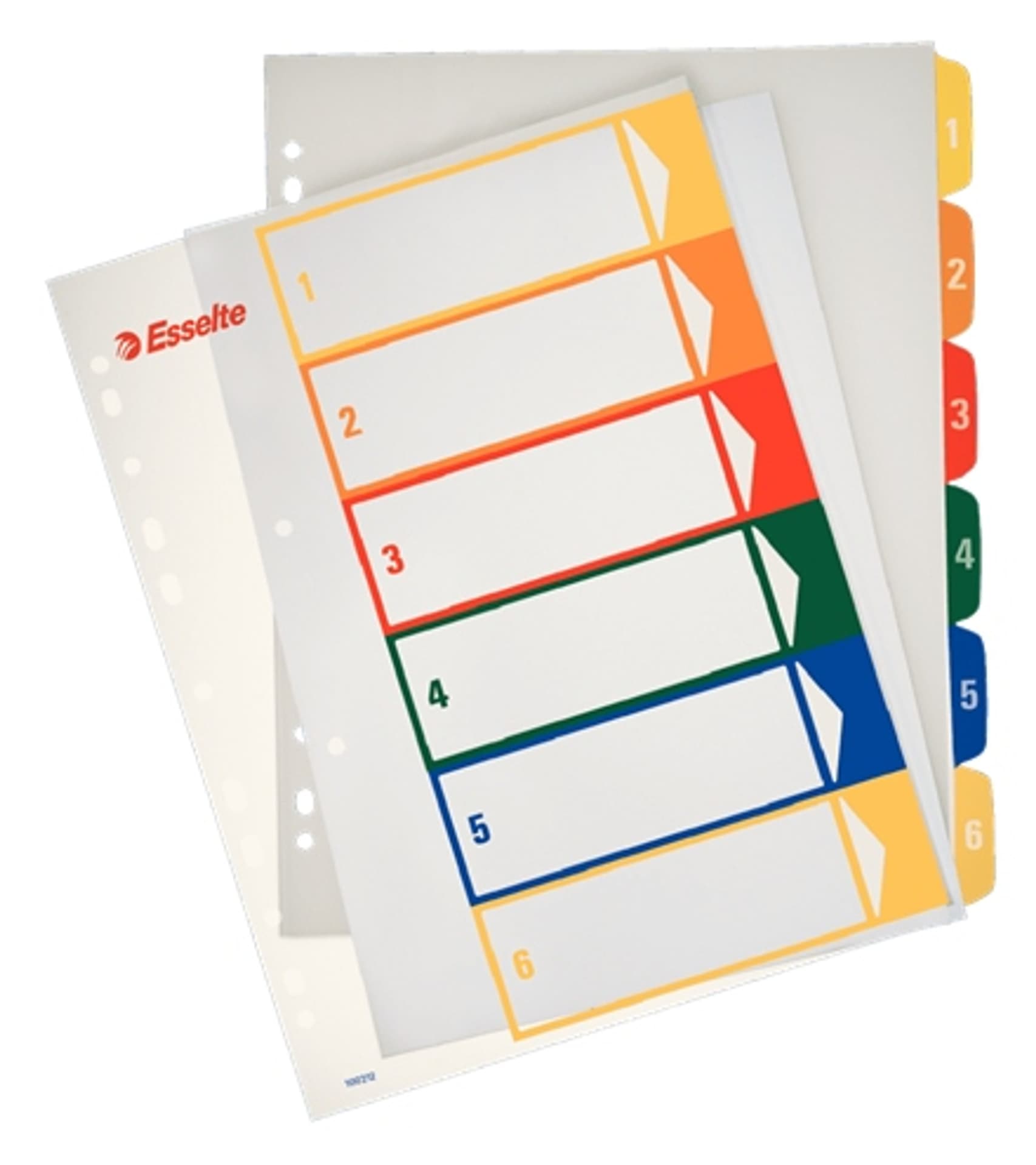 

Przekładki plastikowe 1-6 do zadruku 100212 ESSELTE