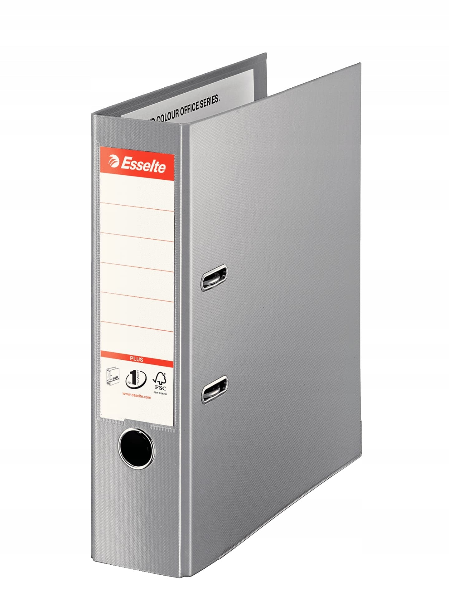 

Segregator A4/80mm szary ESSELTE PLUS VIVIDA No.1 81188