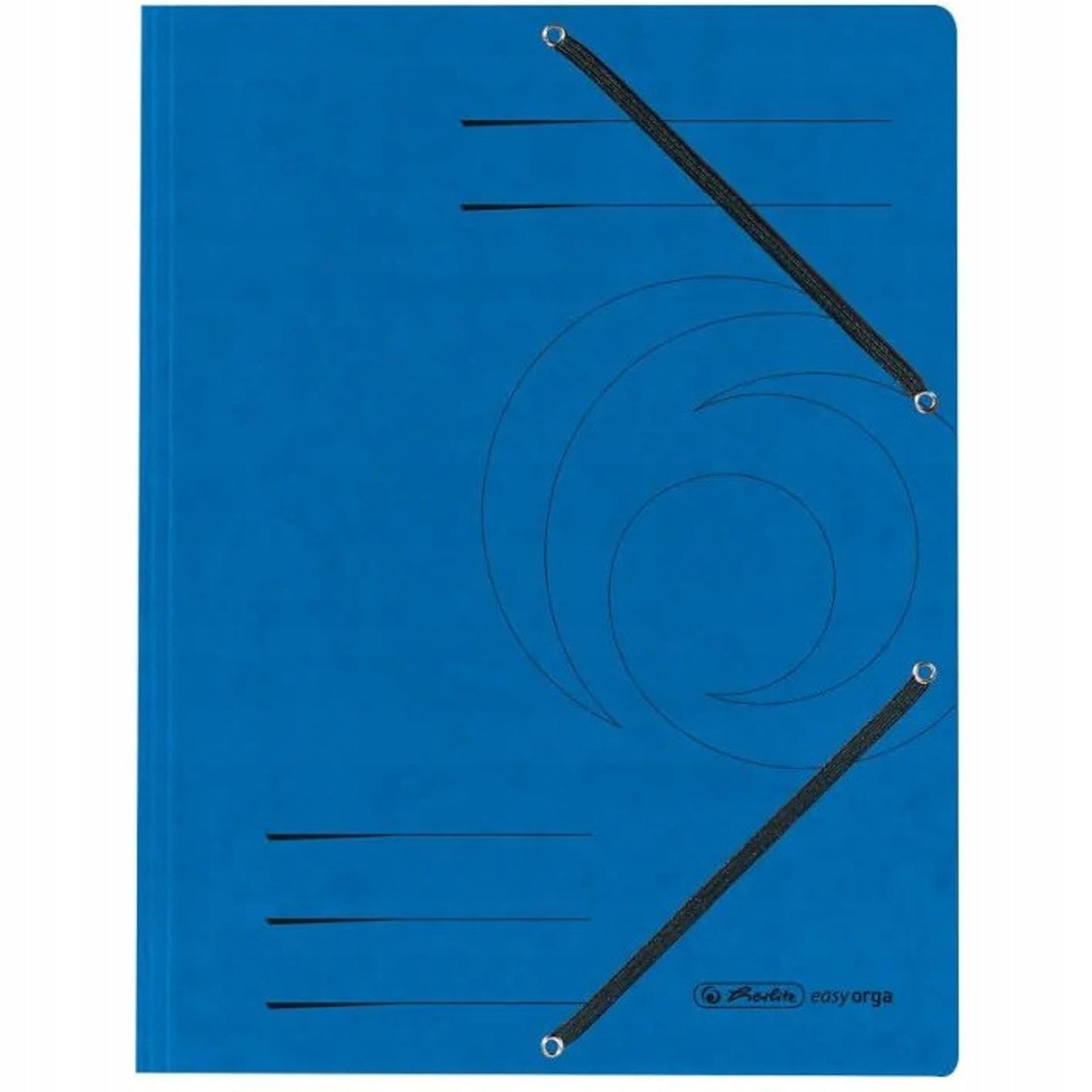 

Teczka z zakładkami A4 z gumką Colorspan karton niebieska 10843910 HERLITZ