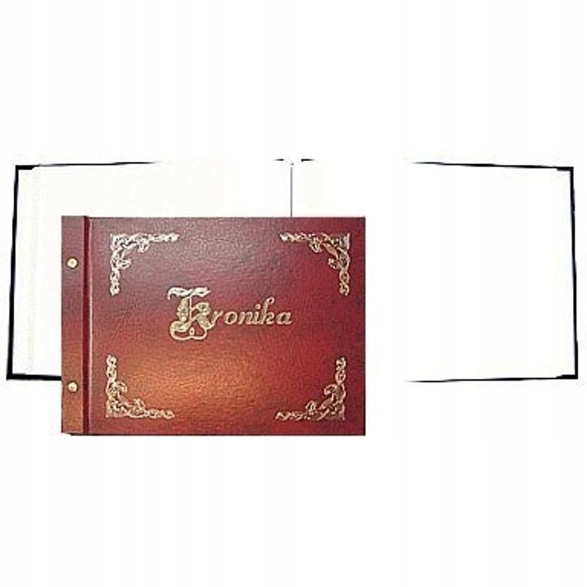 

Kronika 345x255mm pozioma bordo złocona 1829-319-030 WARTA