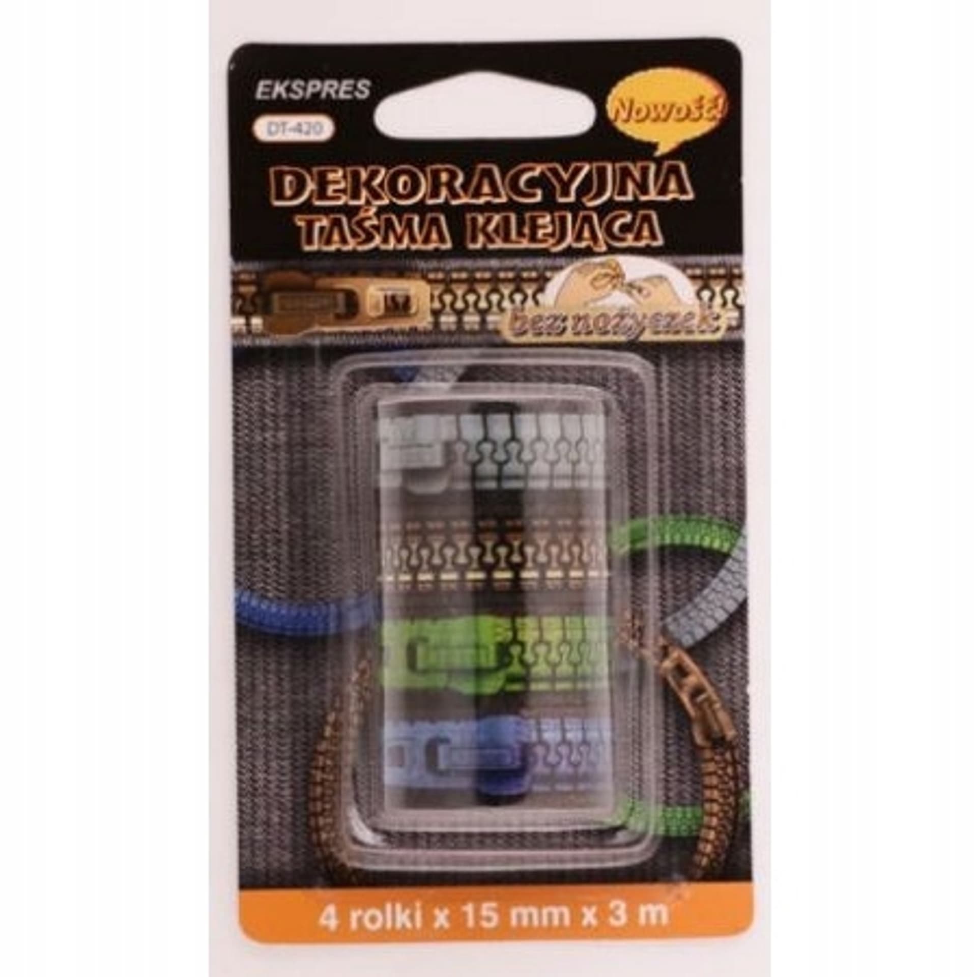 

Taśma dekoracyjna ZAMEK 15x3 (4) DT-420 DTA 15006, 4) dt-420 dta 1500