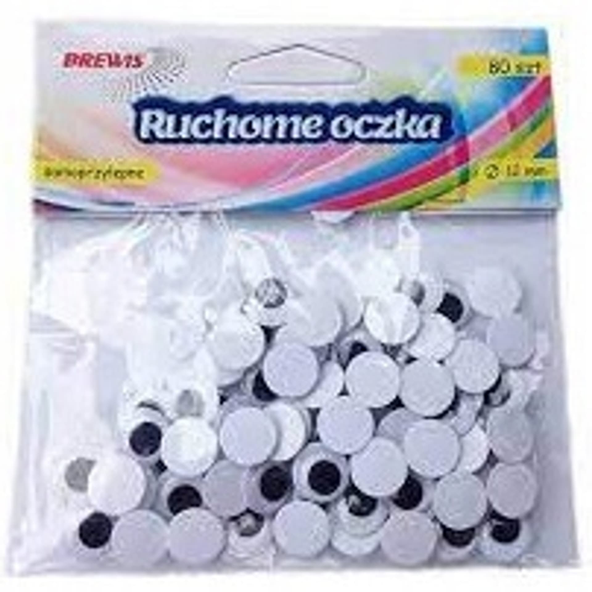 

Oczka ruchome 12mm samoprzylepne (80szt) RO8 BREWIS, 80szt) ro8 brewi